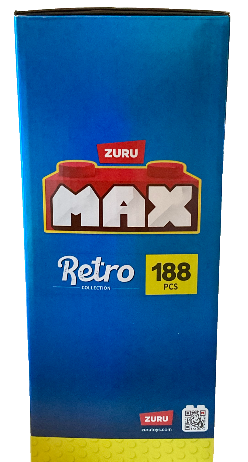 Max Retro Build Brick 188 Pieces by Zuru Game Boy with Cartridge Building Blocks