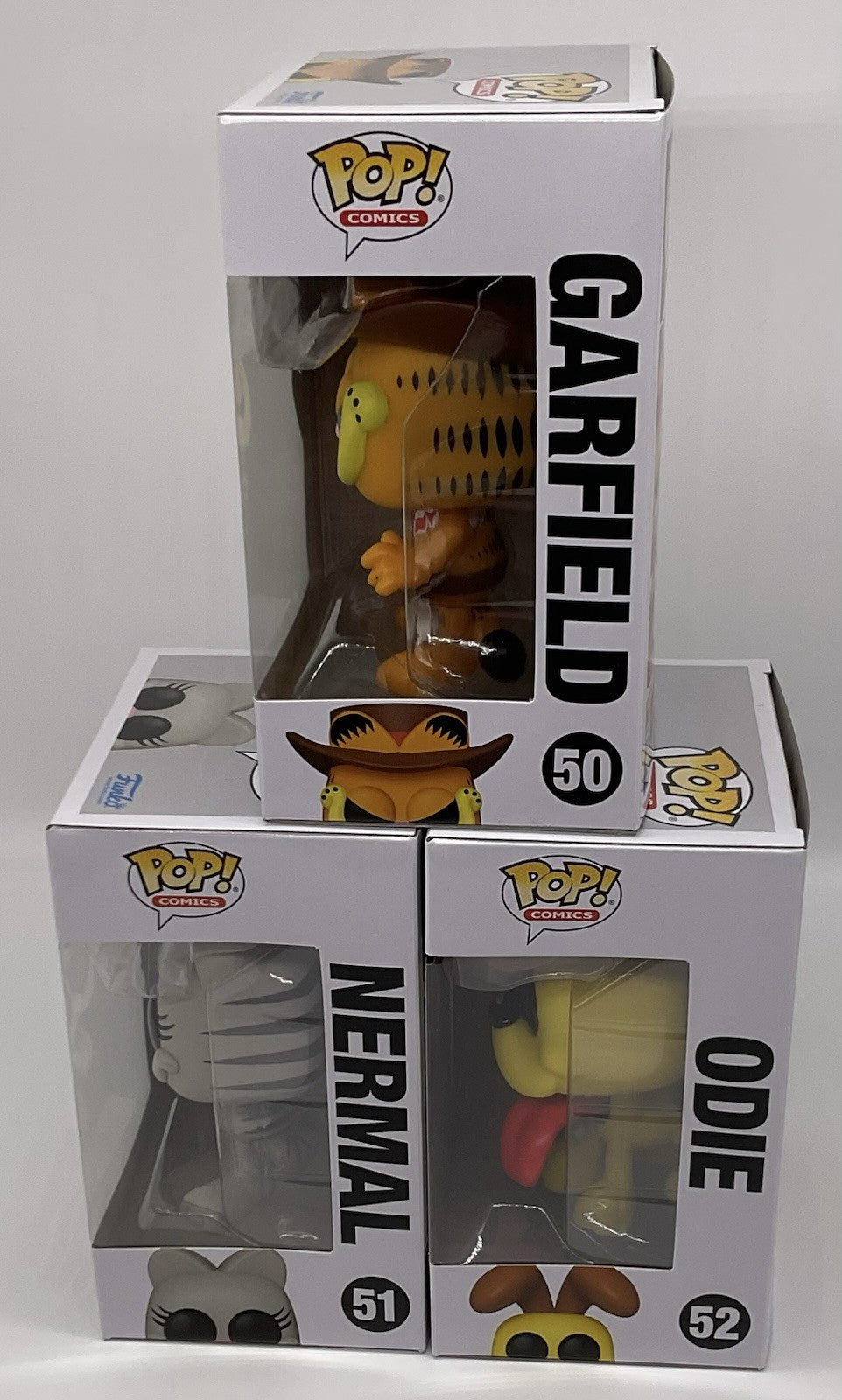 Garfield Funko Pop 3 Piece Set - Garfield #50, Nermal #51 + Odie #52 Funko 2025