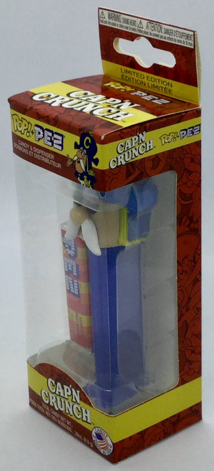Cap’N Crunch Funko Pop Pez Quaker Oats Dispenser/Candy 2018 Vaulted Blue Stem