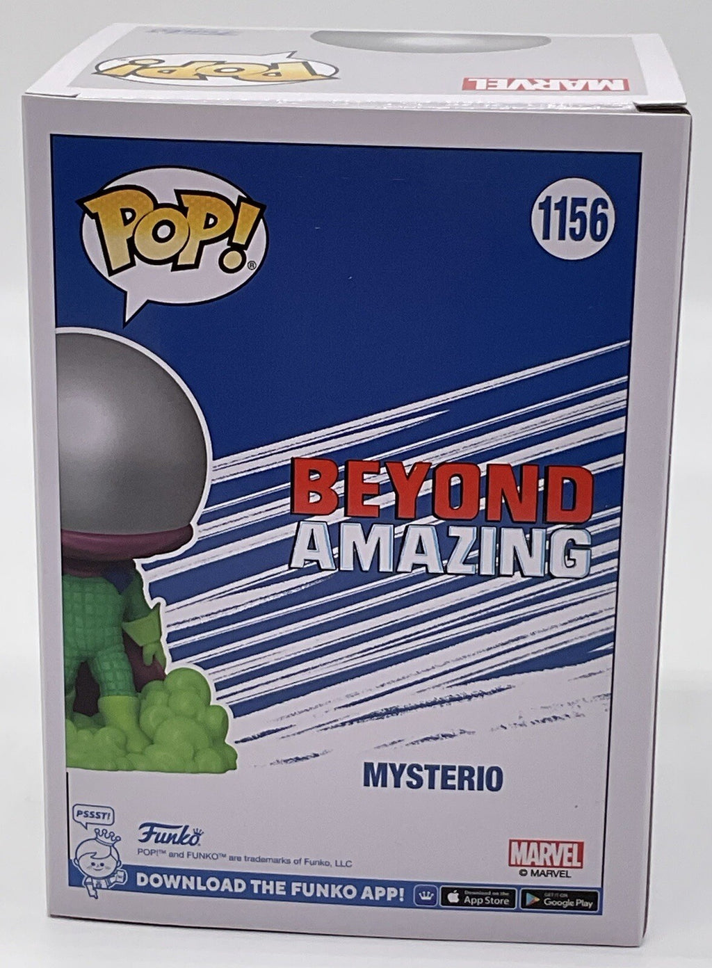 Mysterio Pop #1156 Marvel Glows EE Exclusive Funko 2022 Comes with Pop Protector