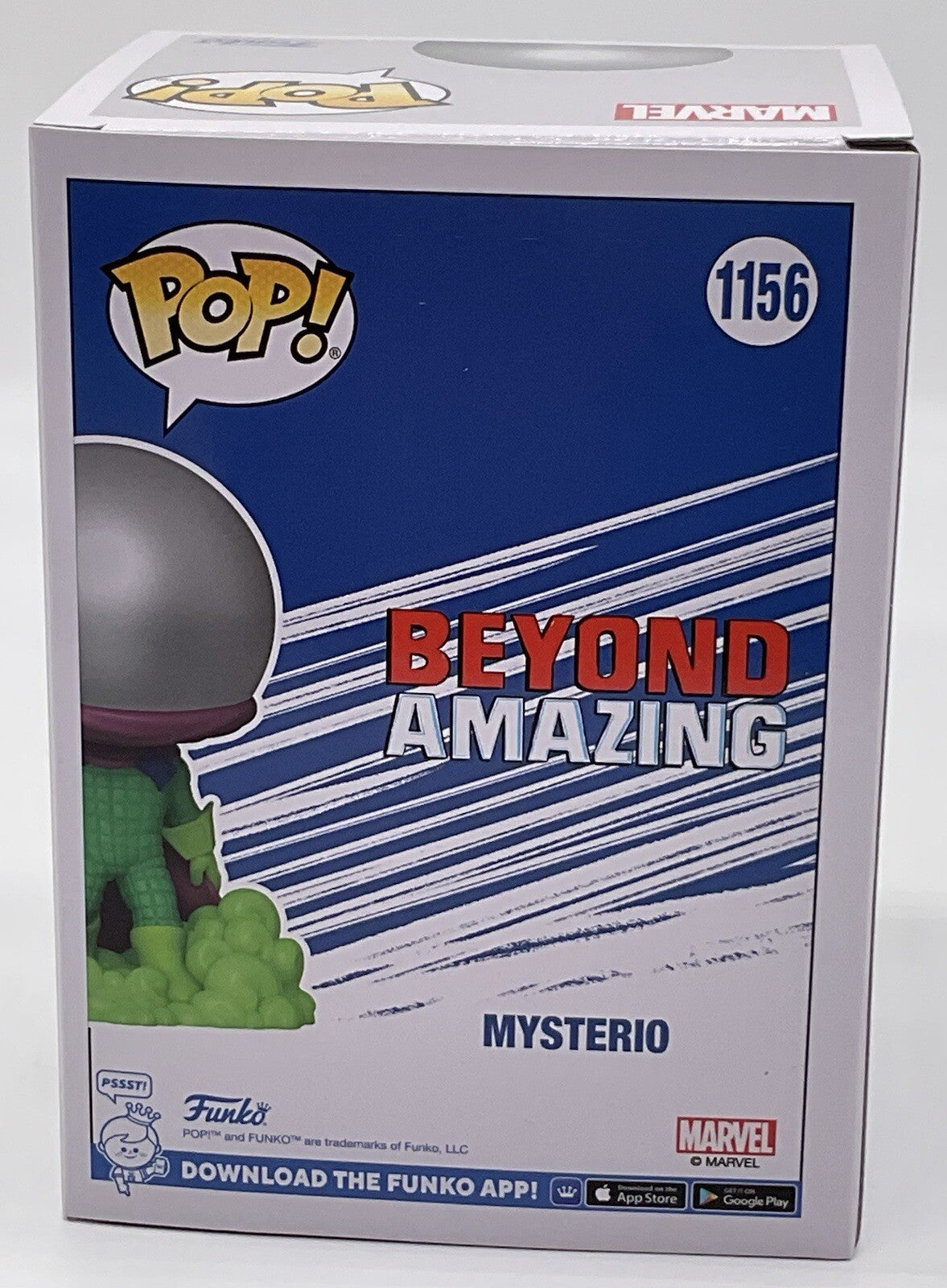 Mysterio Pop #1156 Marvel Glows EE Exclusive Funko 2022 Comes with Pop Protector