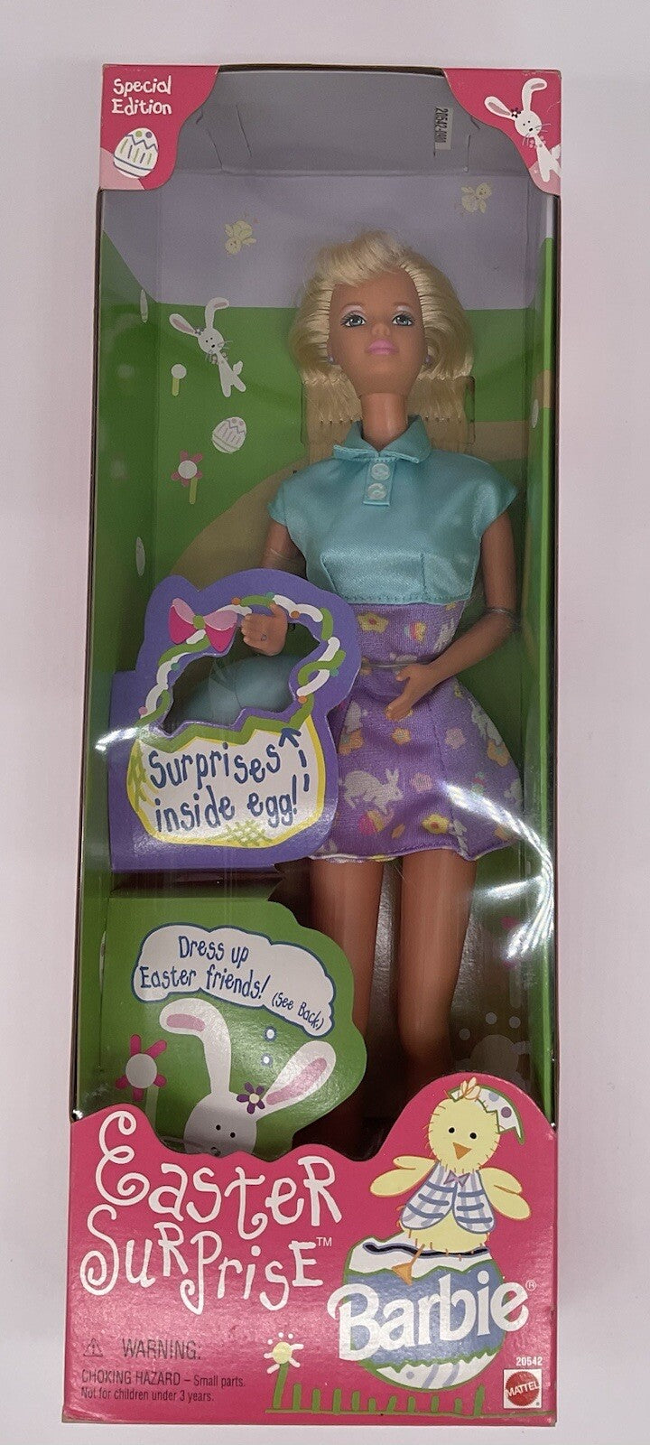 Easter Surprise Barbie Special Edition 1998 Never Removed from Box Mattel