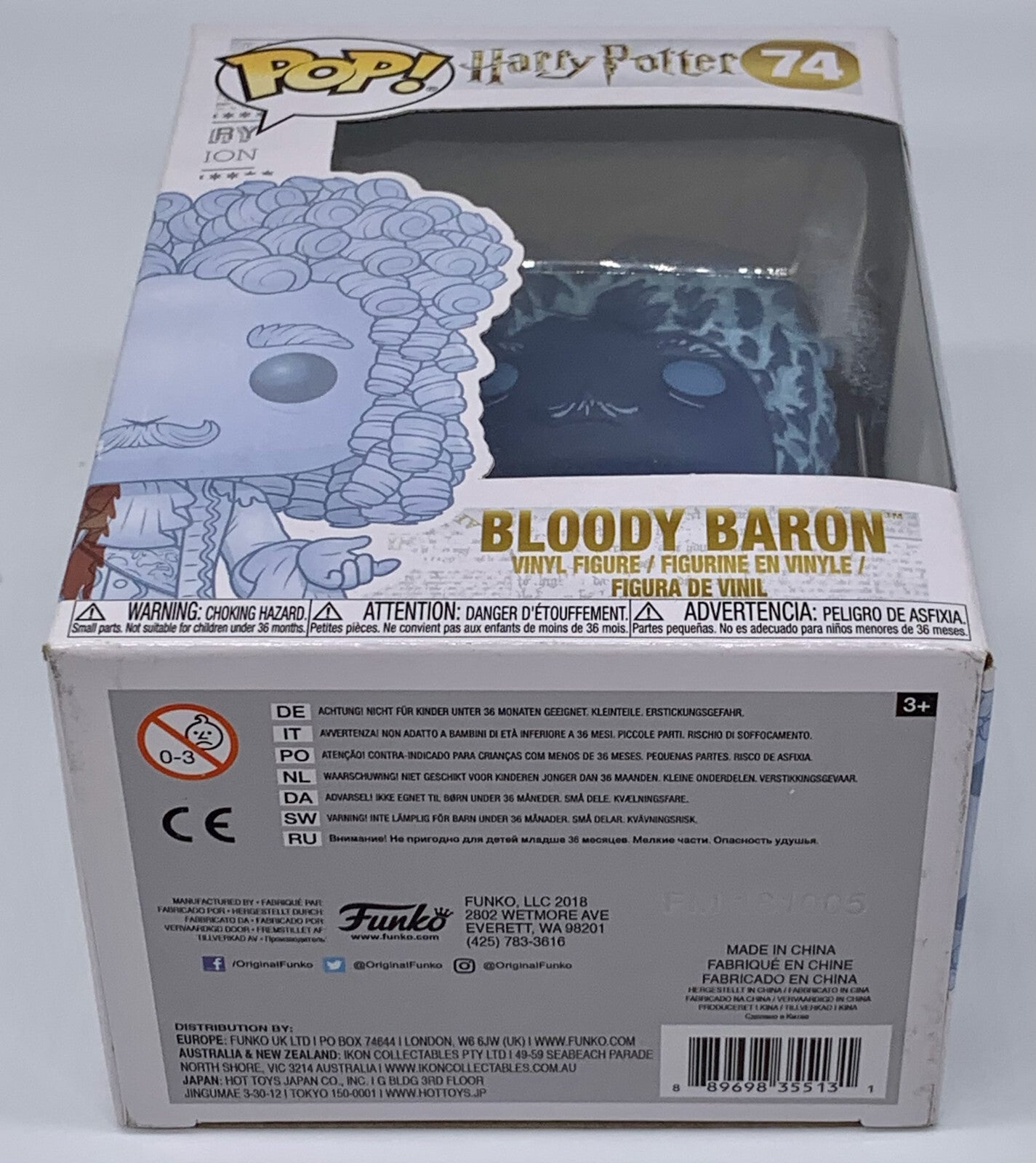 Bloody Baron Pop #74 Harry Potter Funko Pop 2018 minor box damage