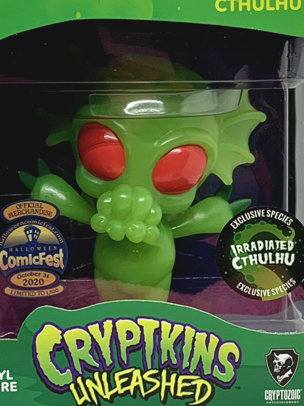 Cryptkins Unleashed Cthulhu GID PX 5in Figure Comic Fest 2020 Limited 1,500 