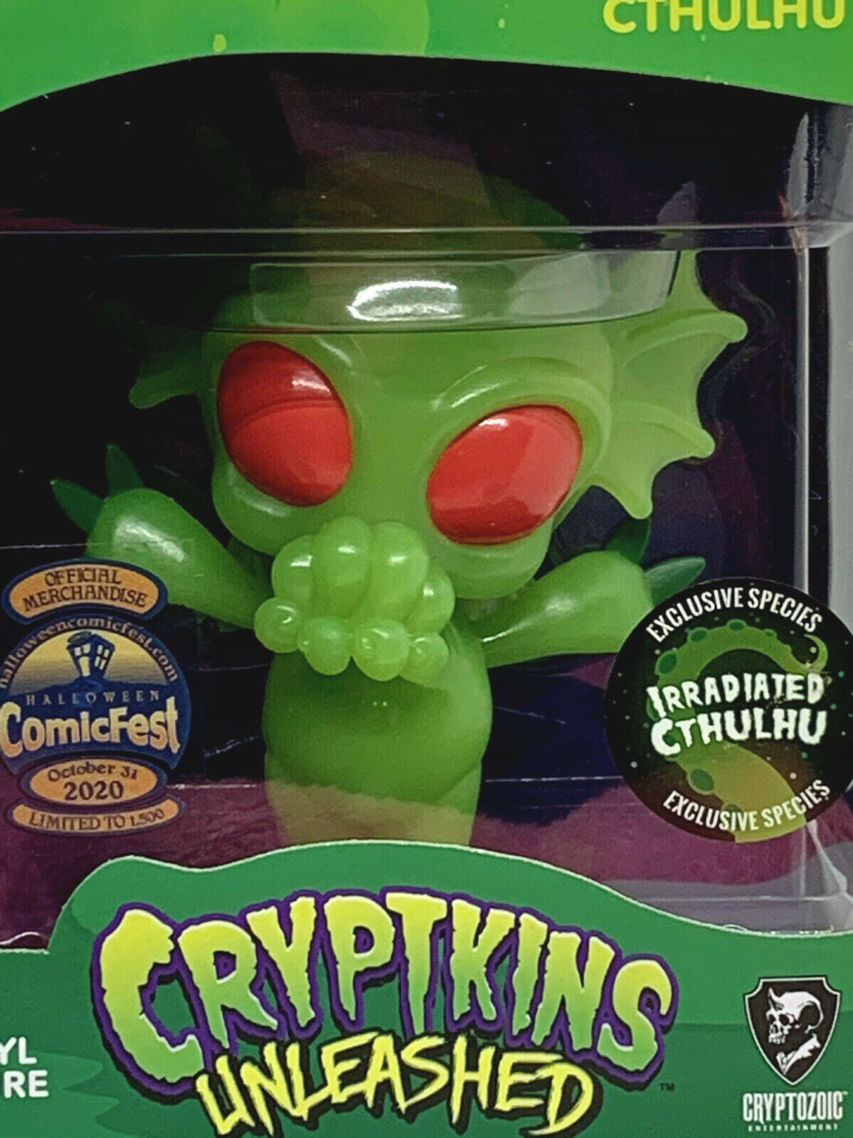 Cryptkins Unleashed Cthulhu GID PX 5in Figure Comic Fest 2020 Limited 1,500 
