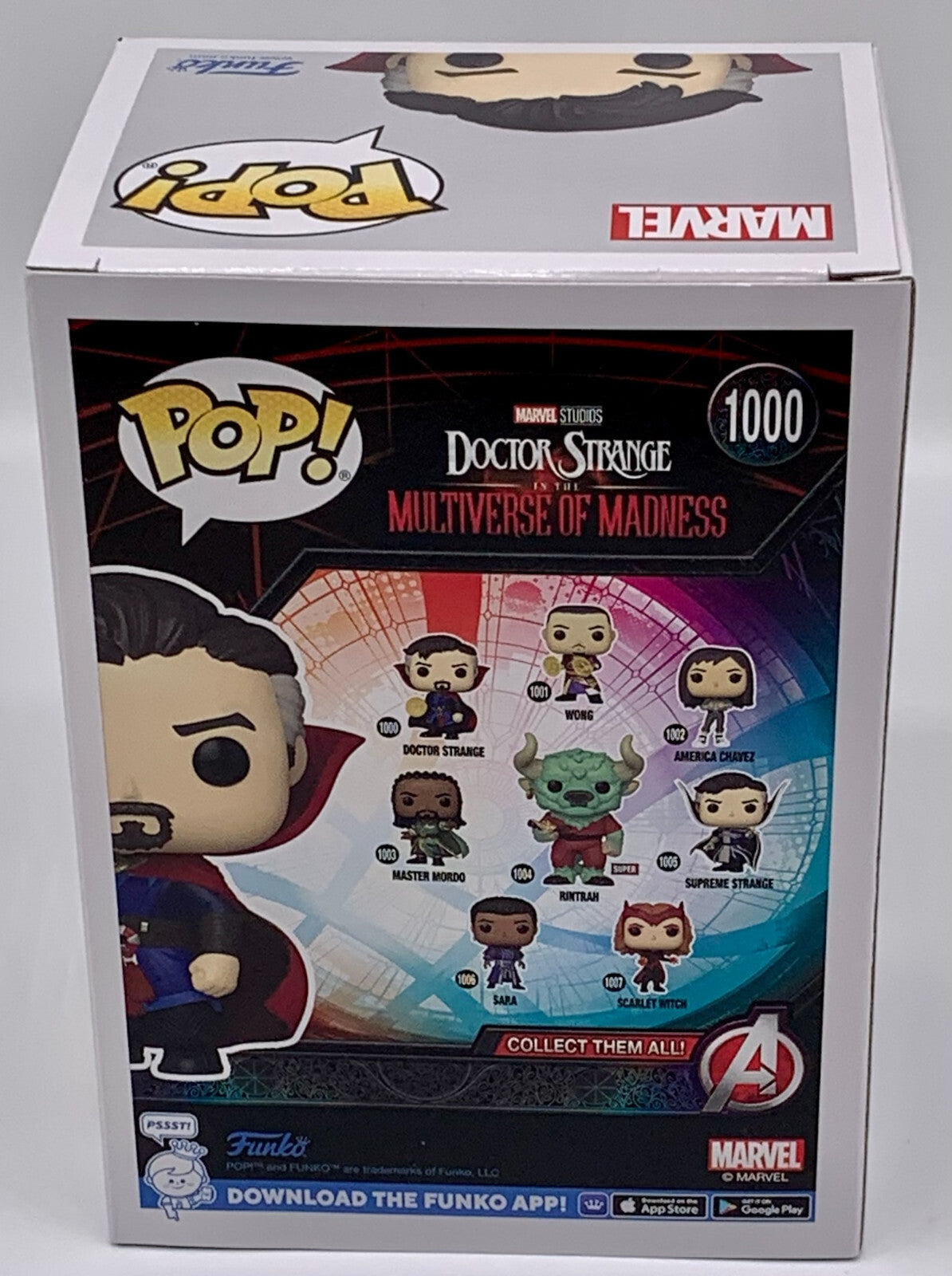 Doctor Strange Pop #1000 Multiverse of Madness Funko 2022 Marvel Studios