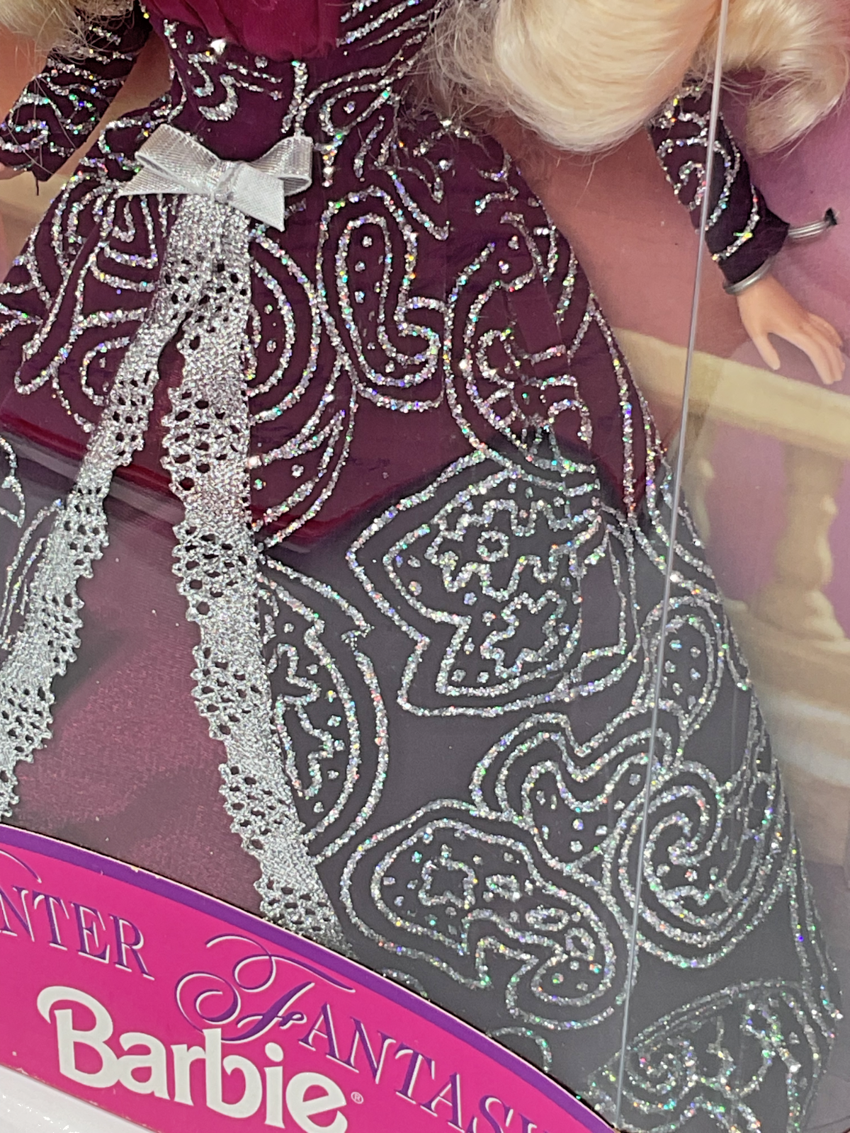 Barbie Doll Winter Fantasy 1996 Mattel Special Edition NIB Box has Minor Damage