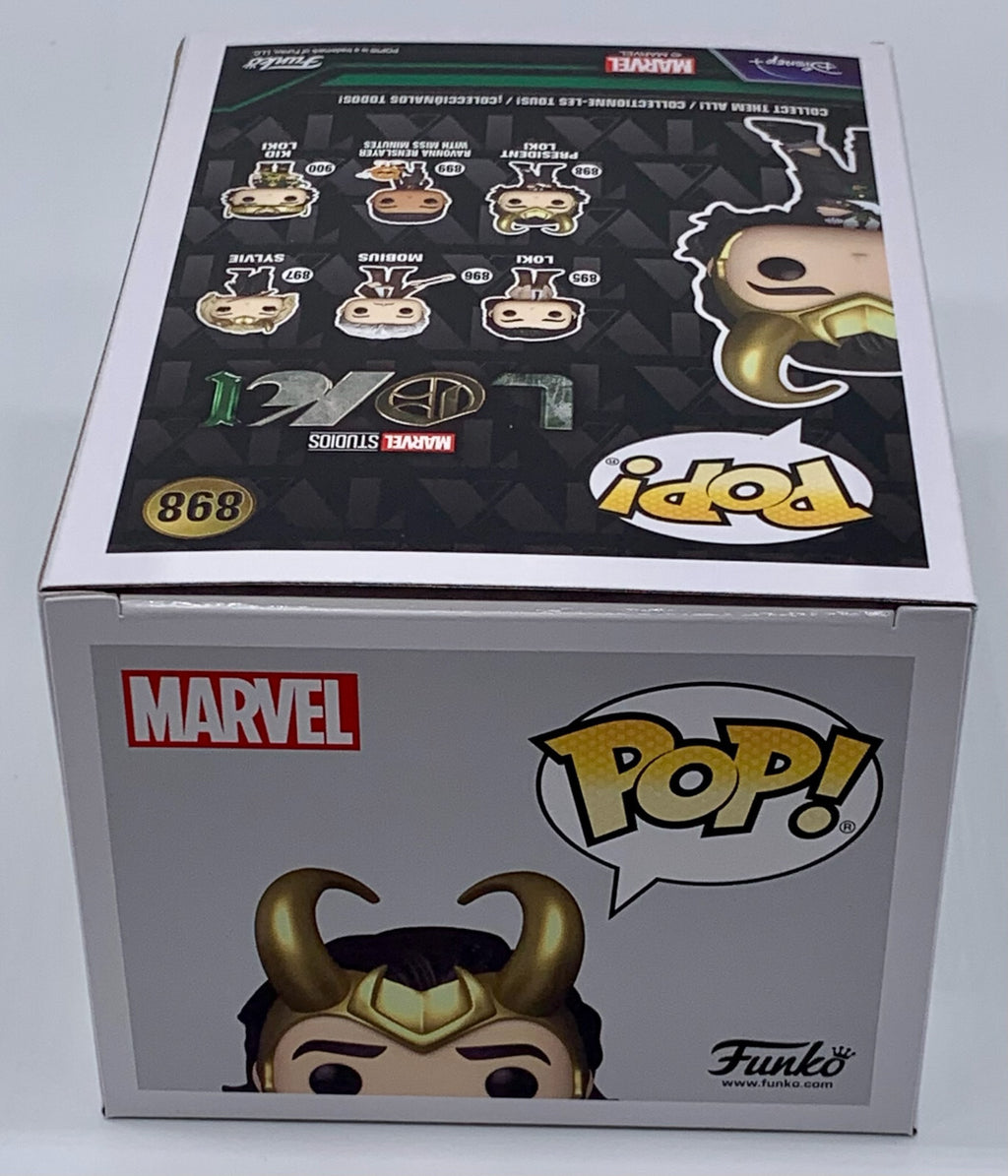 President Loki Pop #898 Marvel Studios Loki Funko Pop 2021 in Pop Protector