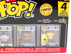 Star Wars Funko Bitty Pop 4-Pack with Stackable Shelf 2025 (C)