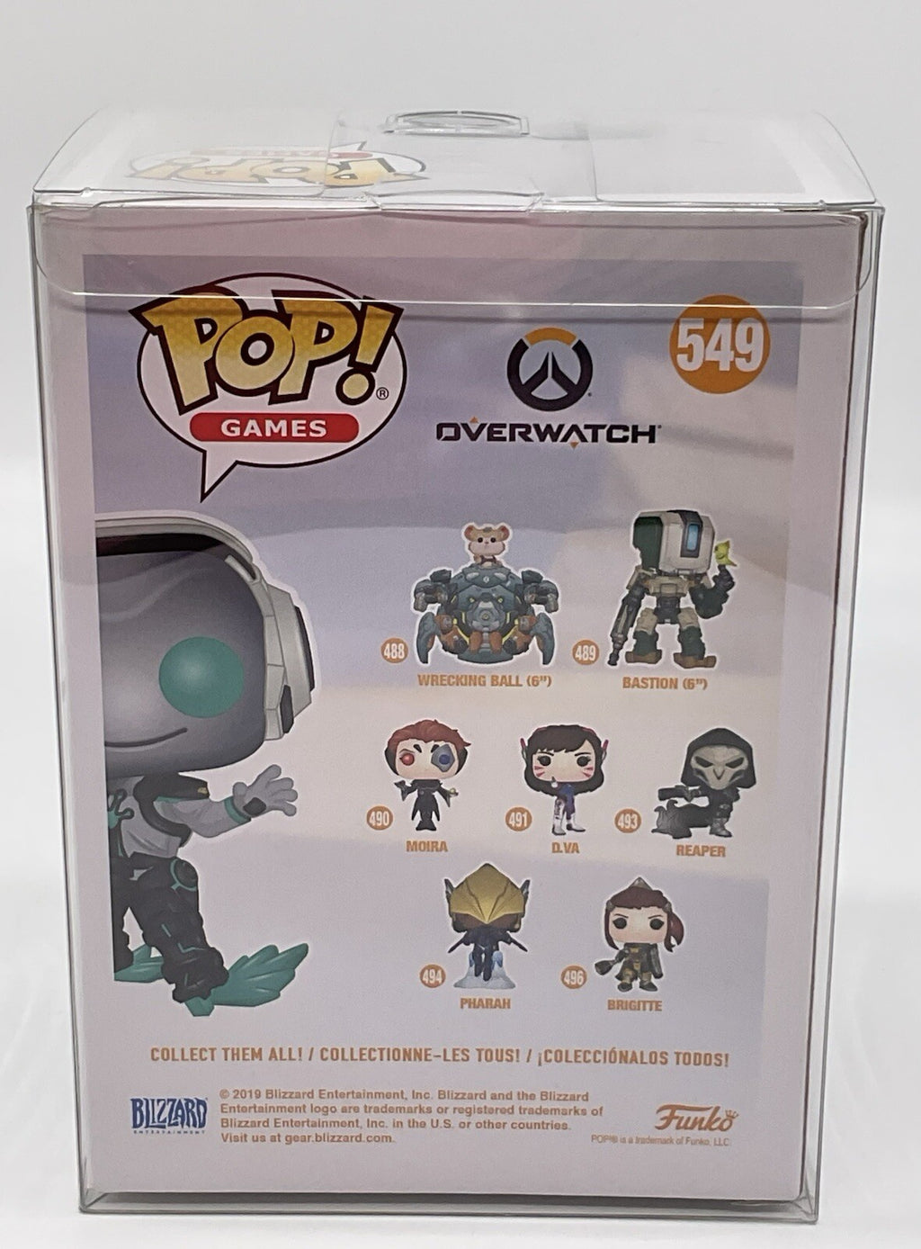 Lucio Pop #549 Overwatch Funko 2019 Blizzard Exclusive Vaulted in Protector