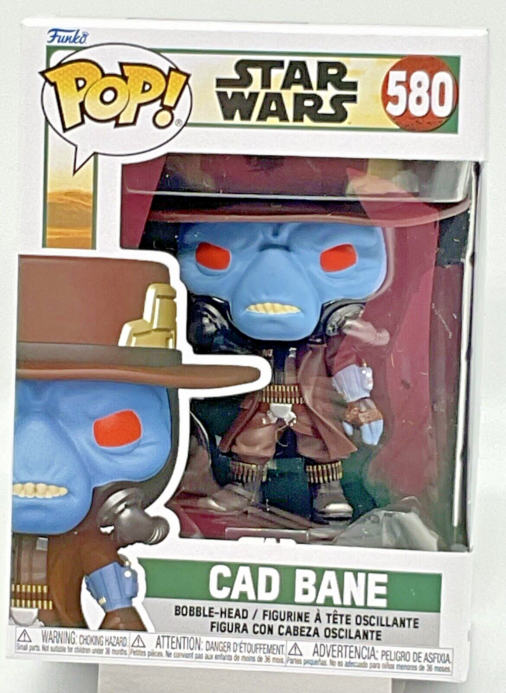 Cad Bane Pop #580 Star Wars Book of Boba Fett Funko Pop 2022
