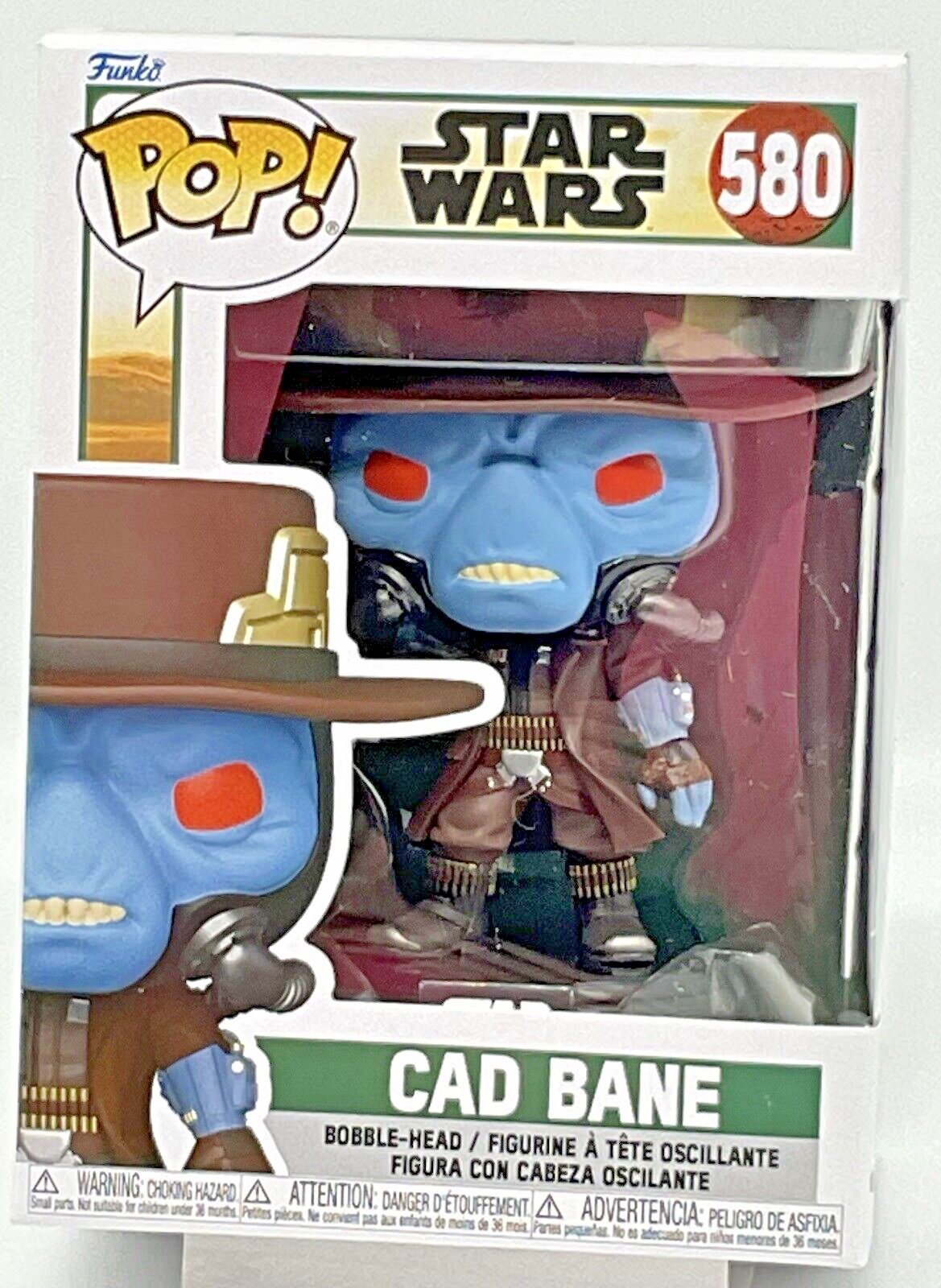 Cad Bane Pop #580 Star Wars Book of Boba Fett Funko Pop 2022