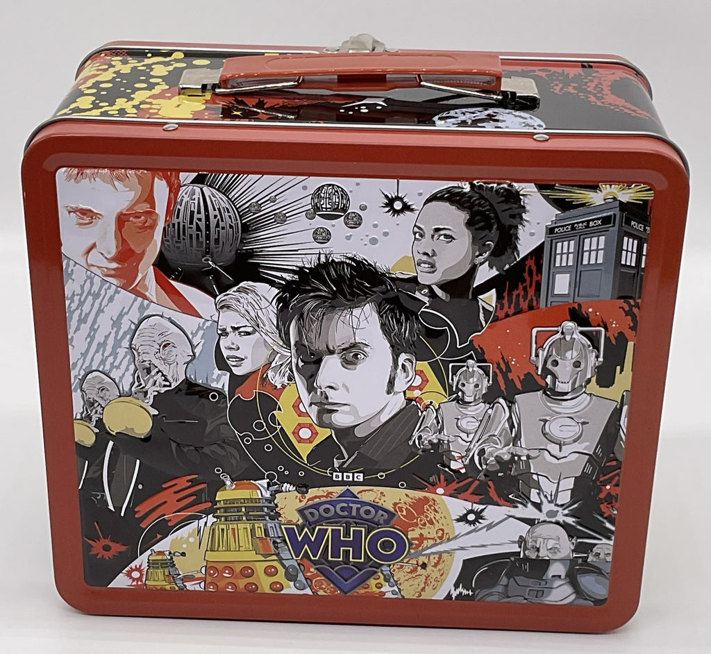 Doctor Who PX Exclusives Metal Lunch Box with Beverage Container BBC Tin Titans