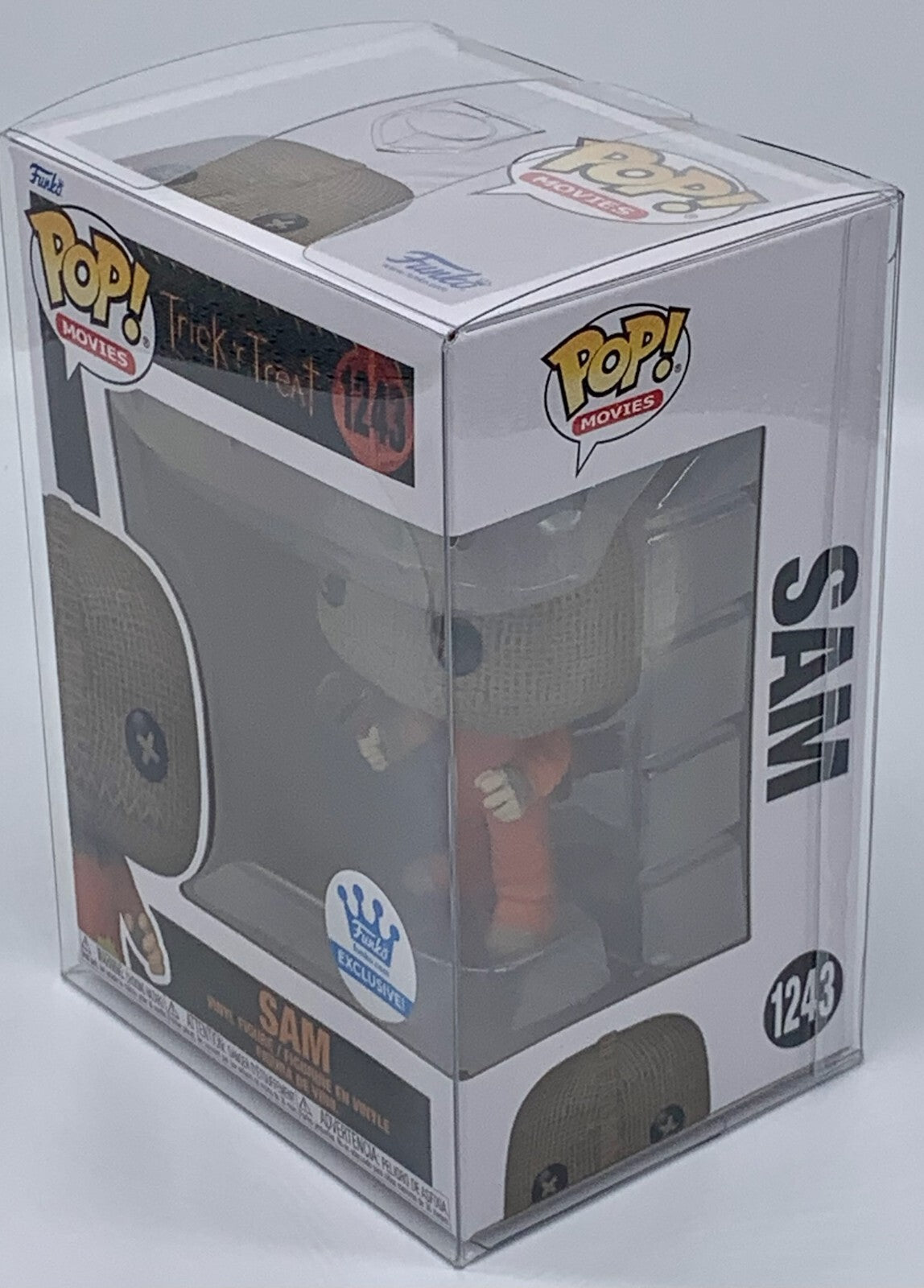 Sam Pop #1243 Trick ‘r Treat Funko Pop Exclusive 2022 in Pop Protector
