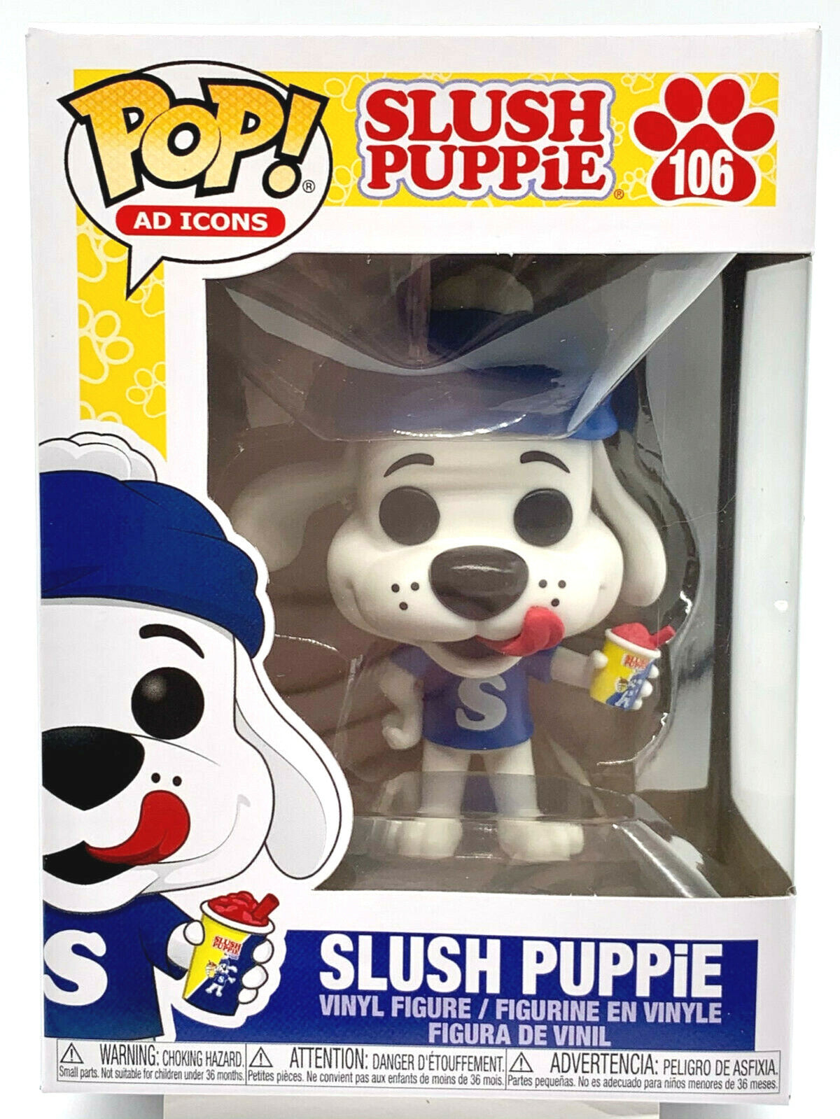 Slush Puppie Pop #106 Funko Pop Ad Icons 2020 damaged plastic insert SEE