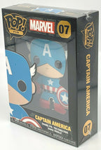 Captain America Funko Pop Pin #07 Marvel Large Enamel Pin 2021 Funko