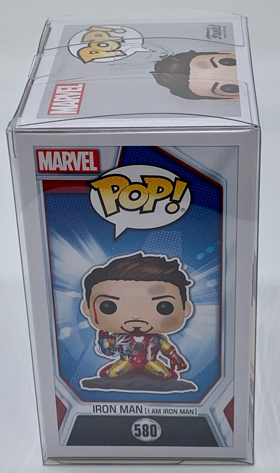 Iron Man (I am Iron Man) Pop #580 Glows Metallic PX Exclusive Funko 2020 Marvel
