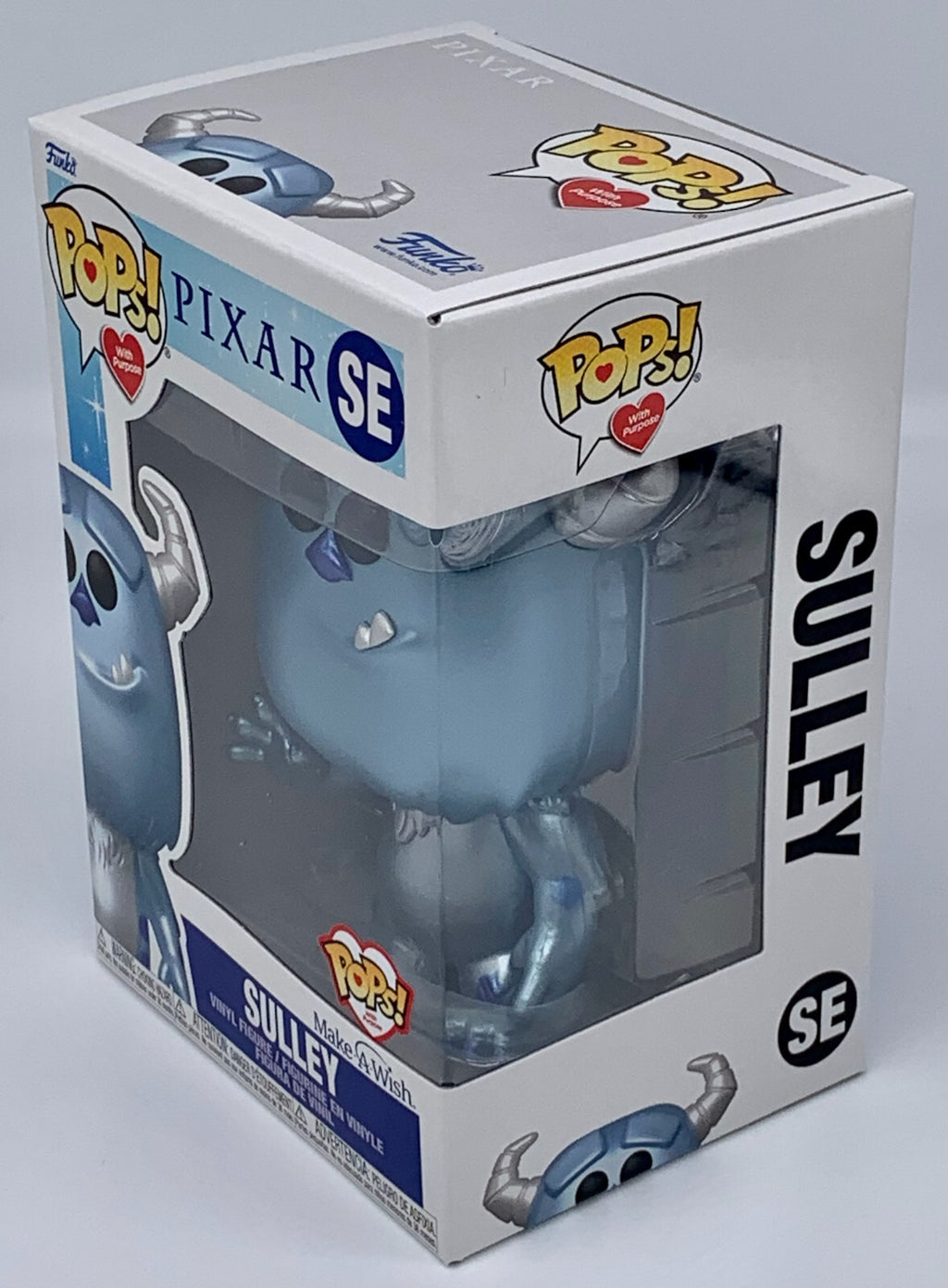 Sulley Metallic Pop #SE Make-A-Wish Funko Pops with a Purpose 2022 Vaulted