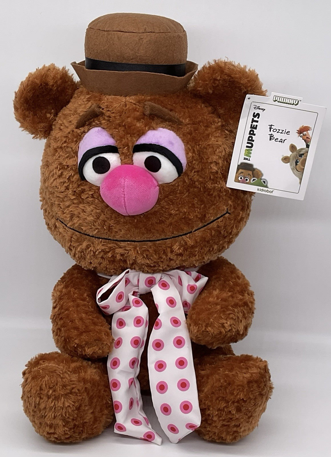 The Muppets Fozzie Bear Phunny Plush 15inch Disney Kidrobot The Muppets Fozzie