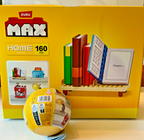 Max Home Books Build Brick 160 Pieces by Zuru Books on the Shelf Building Blocks
