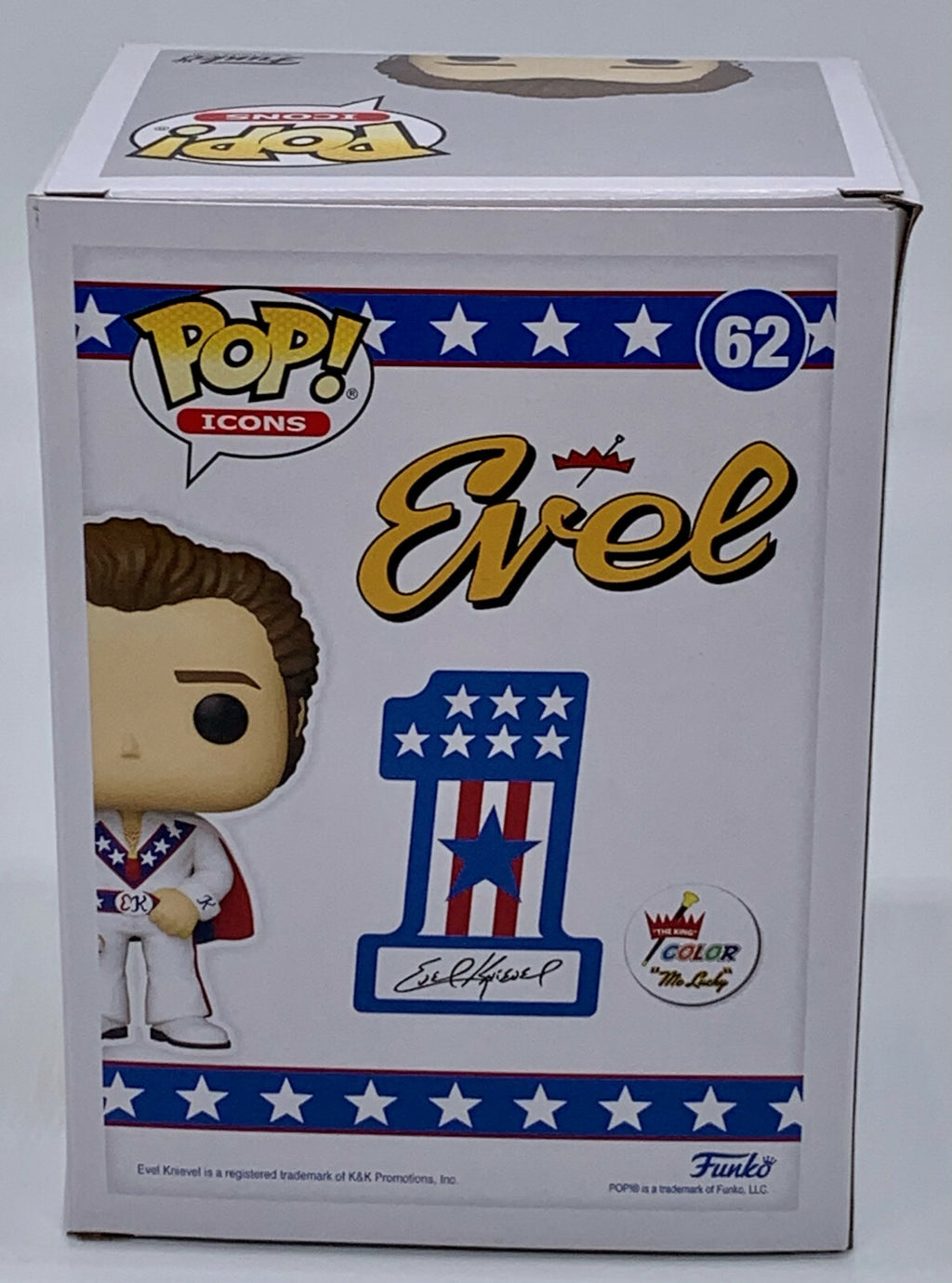 Evel Knievel with Cape Pop #62 Funko Pop Icons 2020
