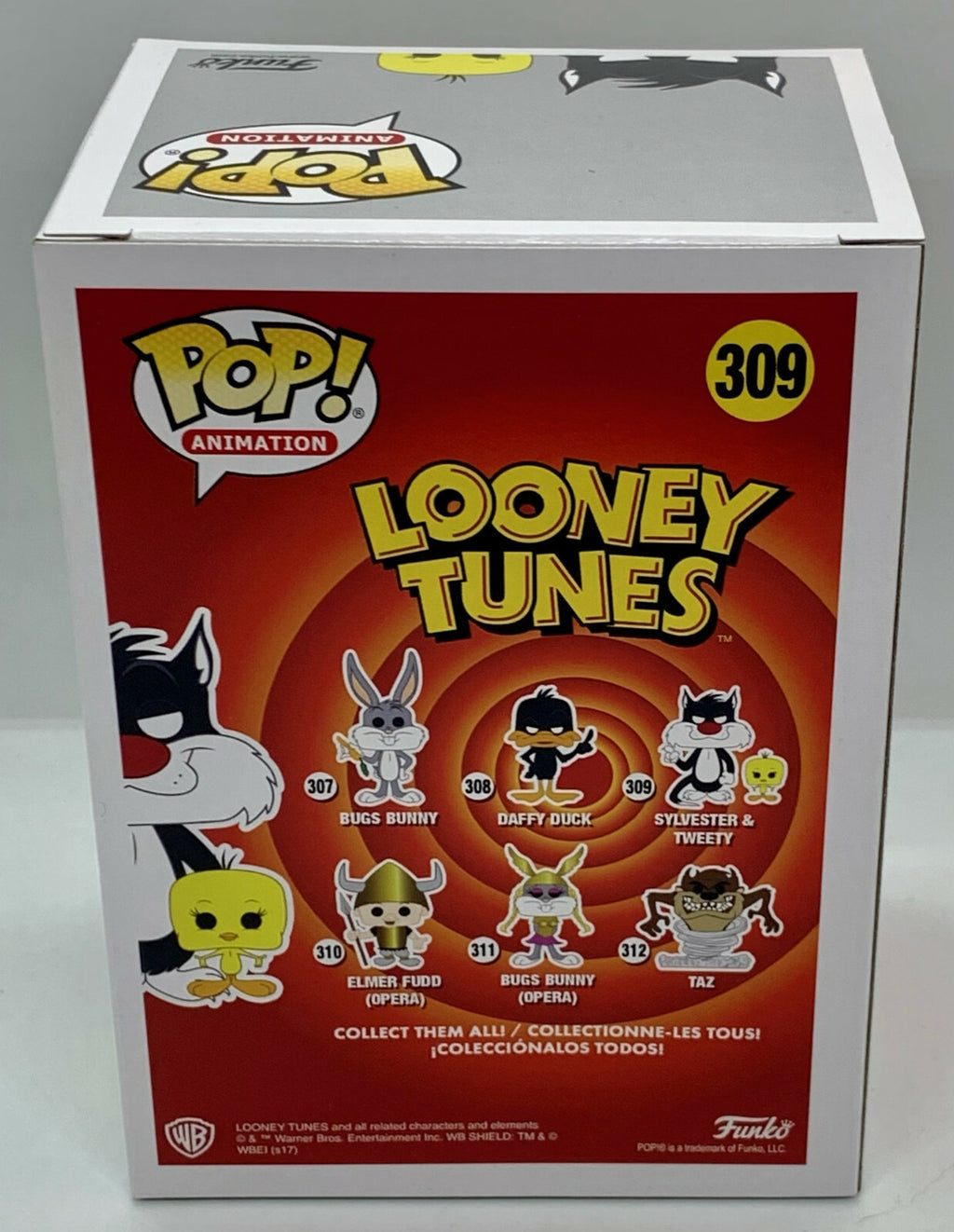Sylvester and Tweety Pop #309 Looney Tunes Funko Pop Animation 2020 w/ Protector