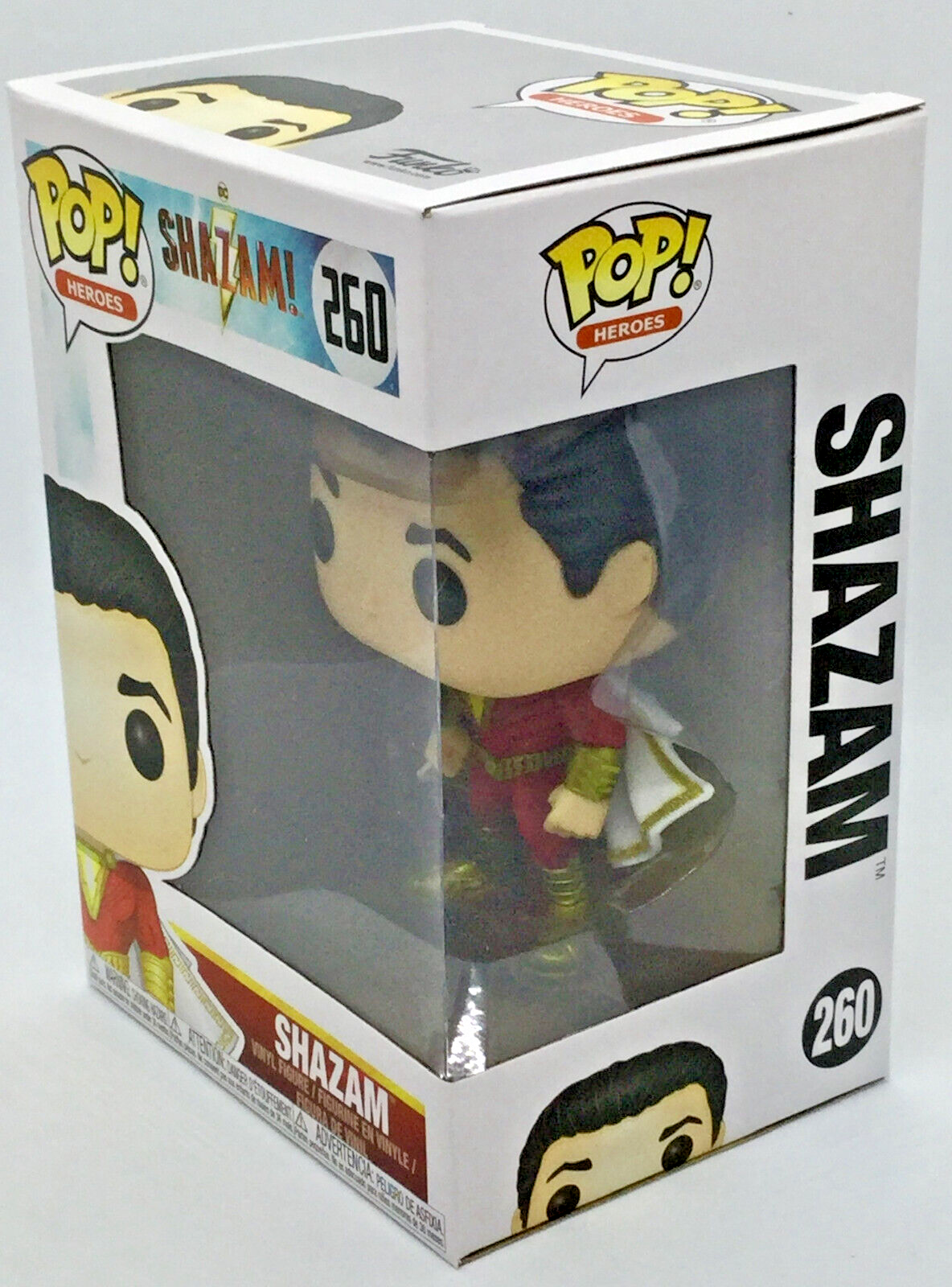 Shazam Pop #260 DC Comics Funko Pop Heroes 2018 Vaulted Shazam