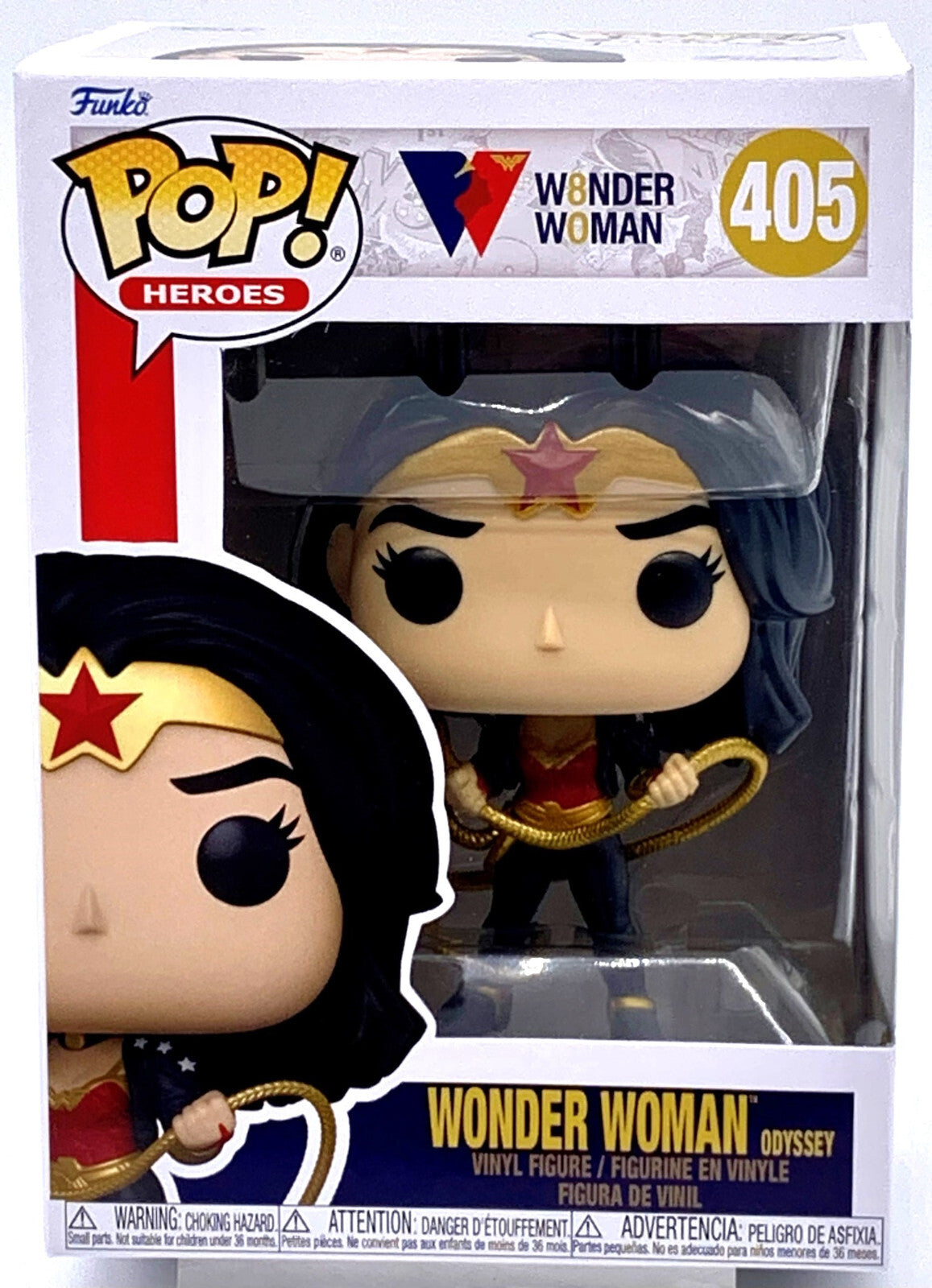 Wonder Woman Odyssey Pop #405 80th Anniversary Funko Pop 2021 W8NDER WOMAN