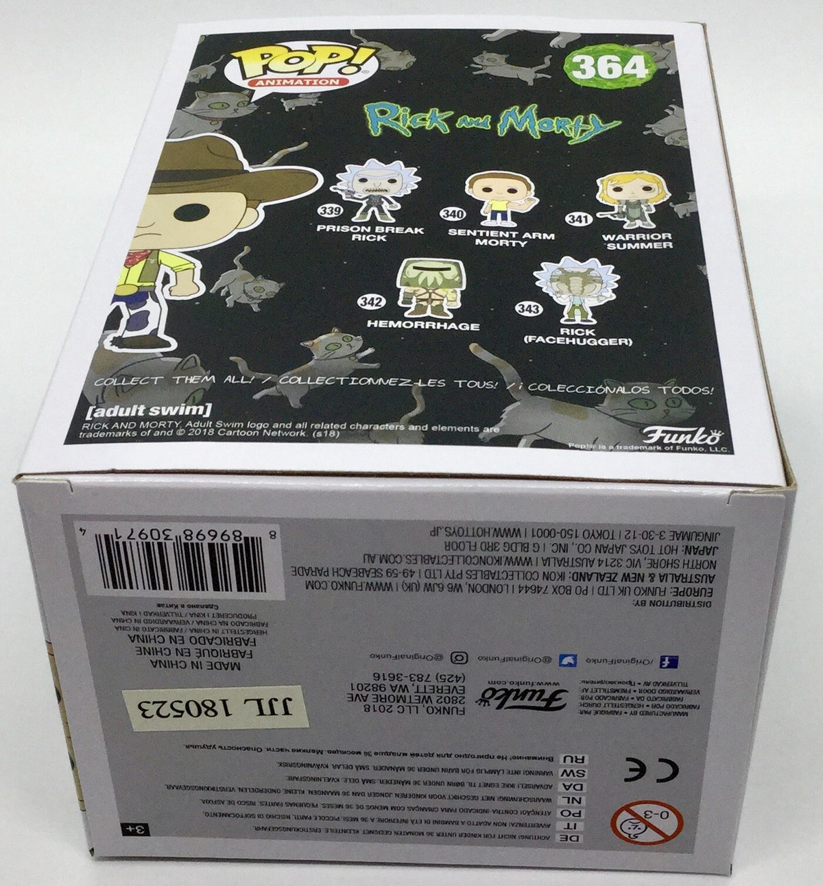 Western Rick Pop #363 Western Morty Pop #364 Vaulted 2018 SDCC in Protectors