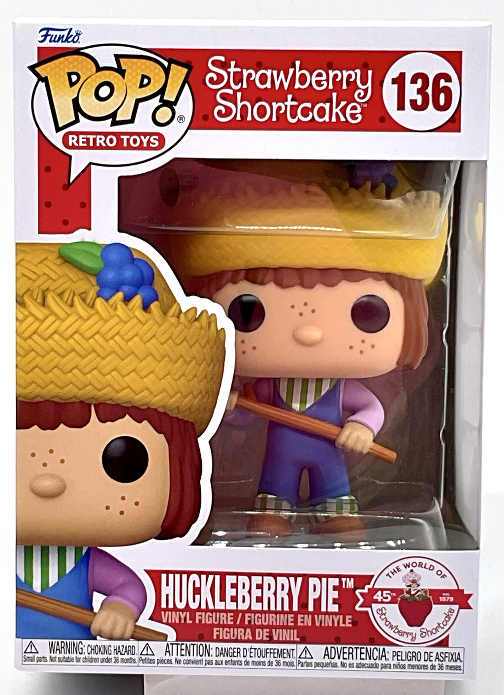 Strawberry Shortcake Huckleberry Pie Pop #136 Funko Pop Retro Toys 2024