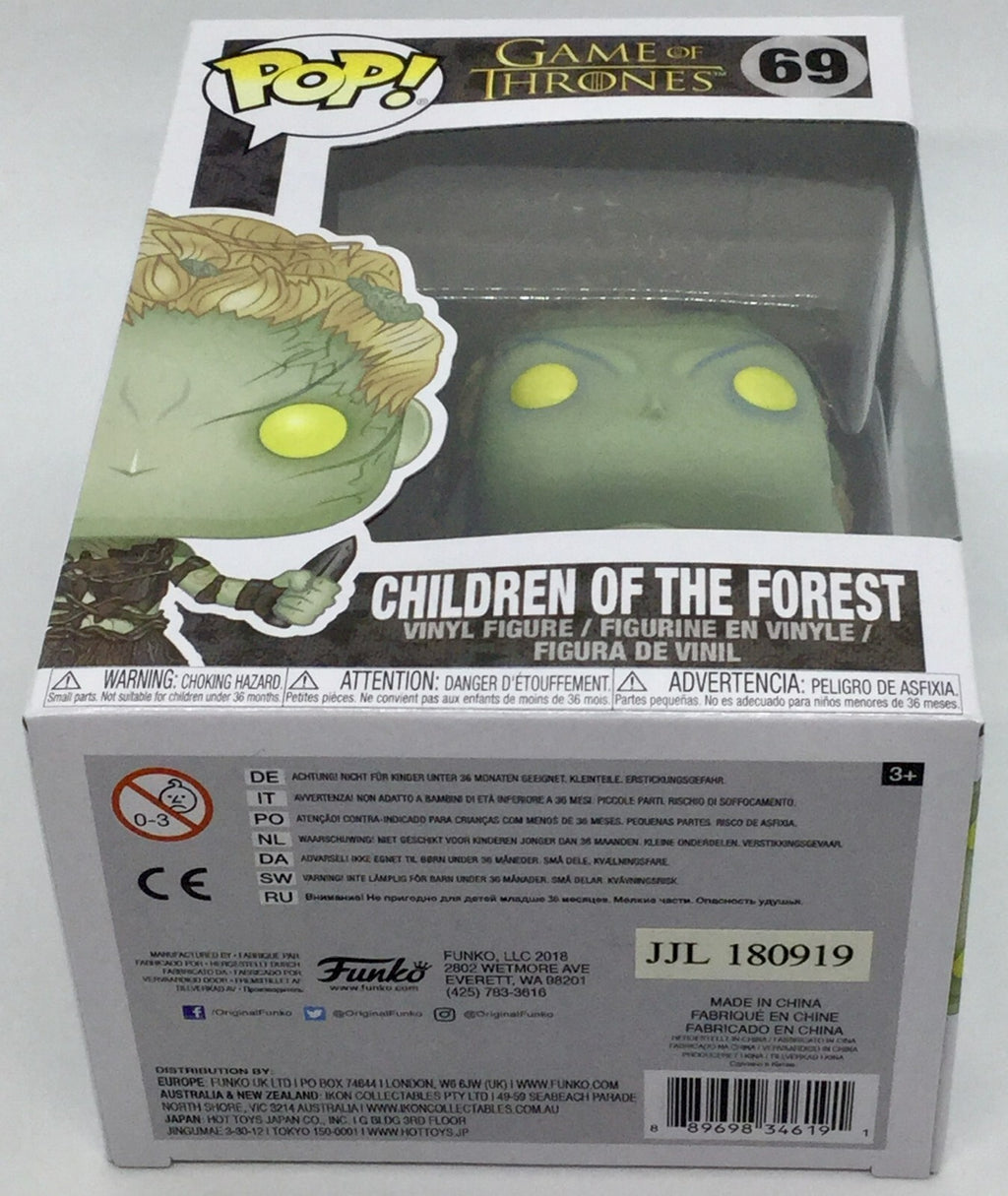 Children of the Forest Pop #69 Game of Thrones Funko Pop 2018 Vaulted