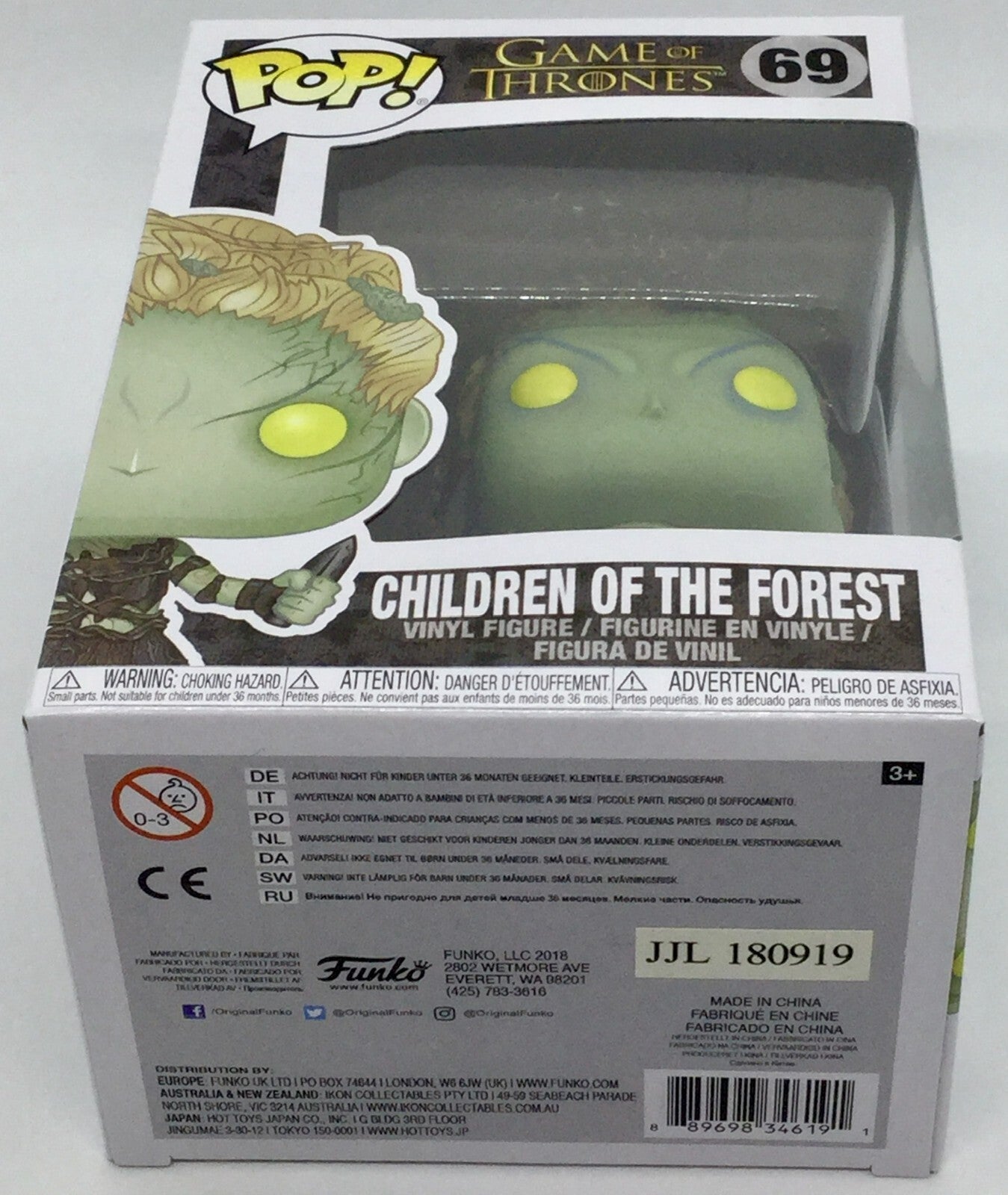 Children of the Forest Pop #69 Game of Thrones Funko Pop 2018 Vaulted