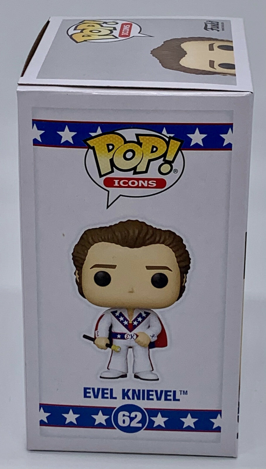 Evel Knievel with Cape Pop #62 Funko Pop Icons 2020