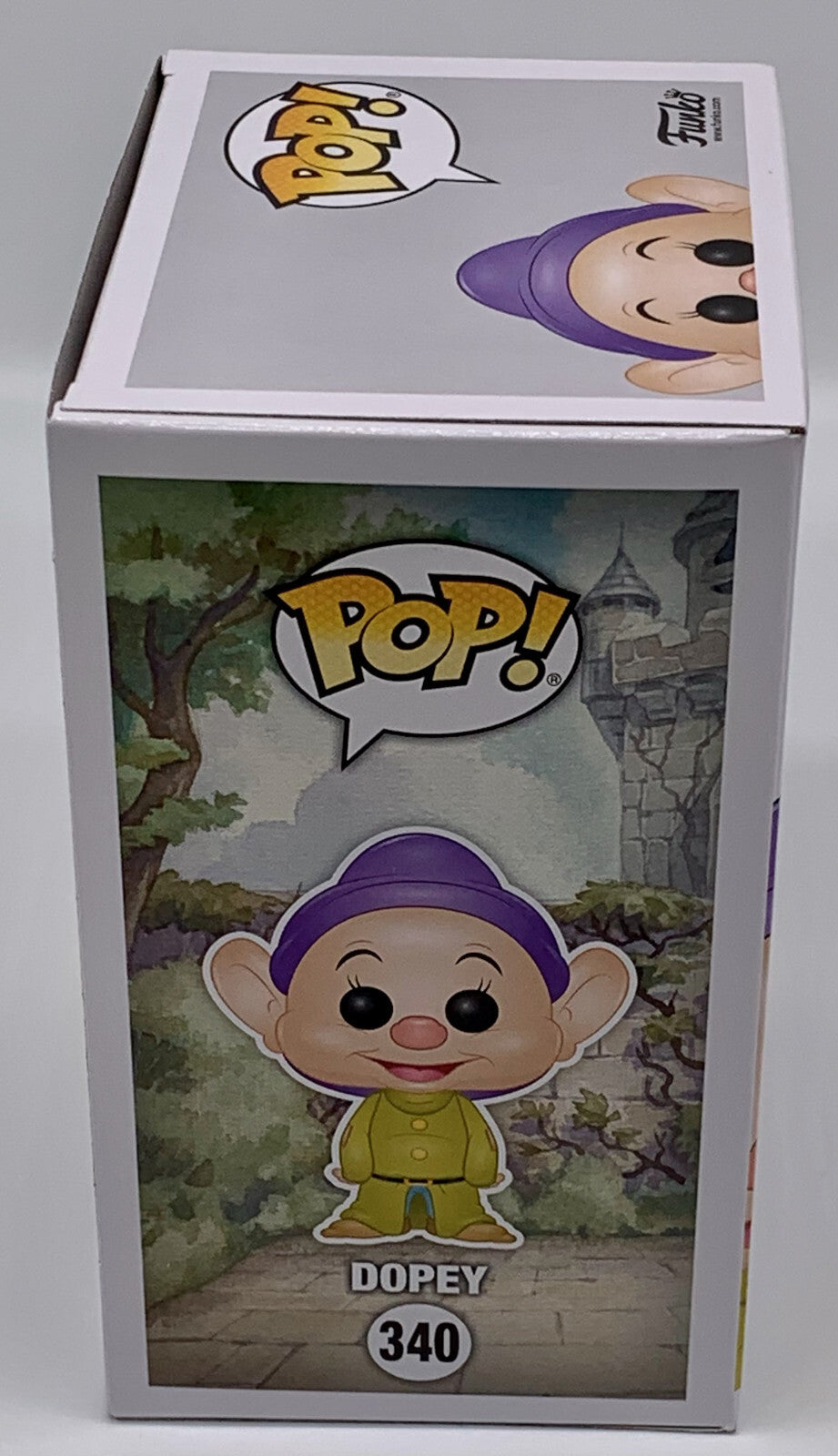 Snow White and the Seven Dwarfs Dopey Pop #340 Funko 2022