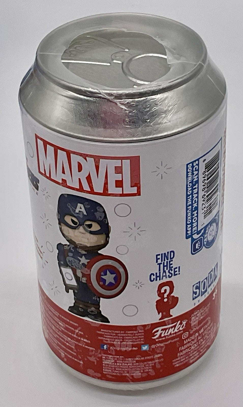 Captain America with Hammer Funko Soda Figure EE Excl Chance Of Chase Vaulted'23