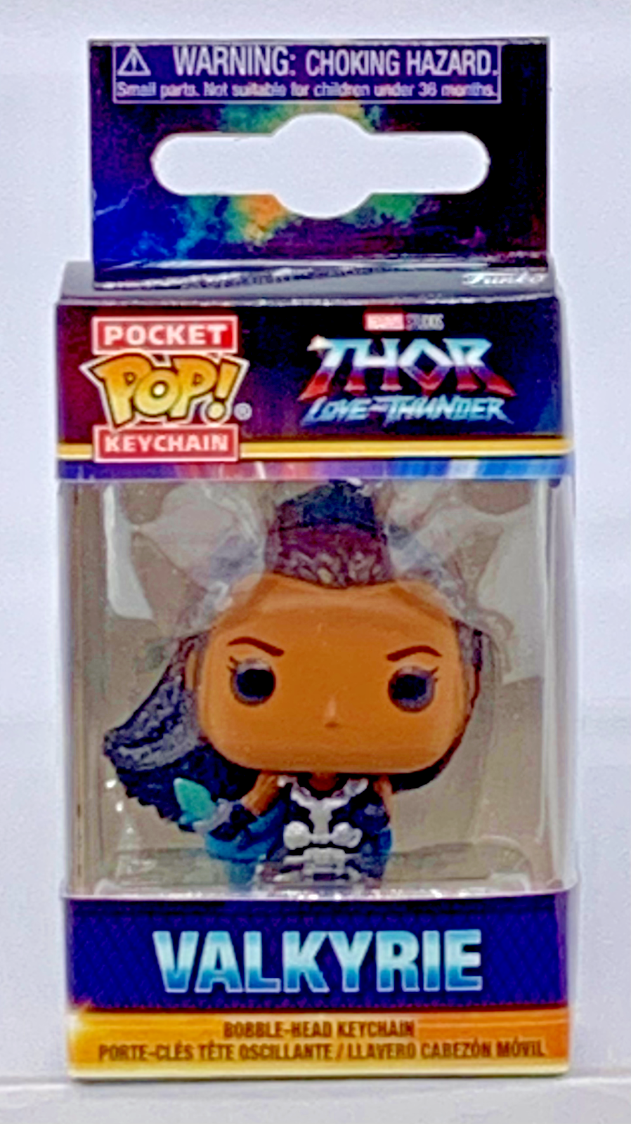 Valkyrie Pocket Pop Keychain Marvel Studios Funko 2022 Thor Love and Thunder