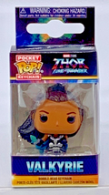Valkyrie Pocket Pop Keychain Marvel Studios Funko 2022 Thor Love and Thunder