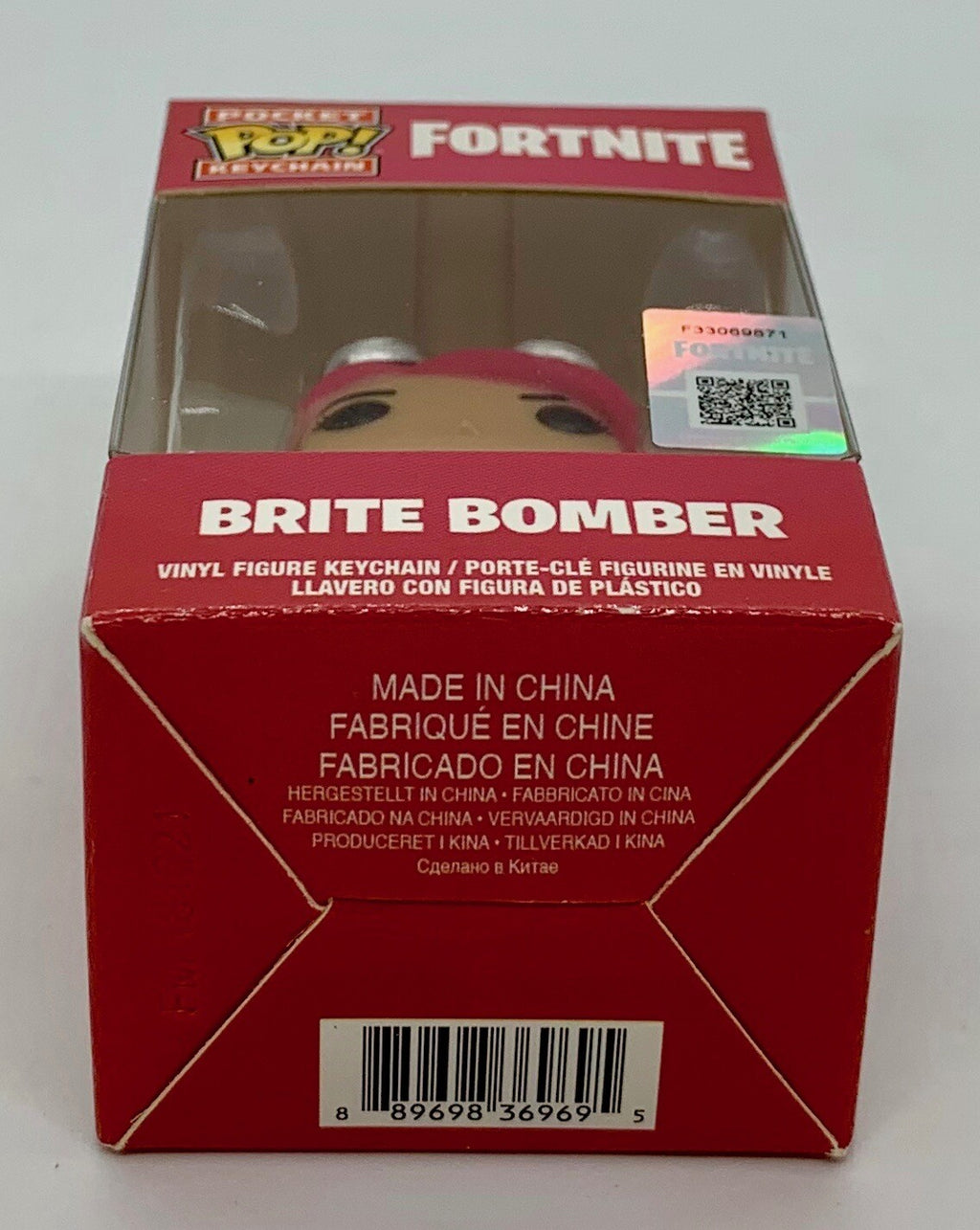 Fortnite Brite Bomber Funko Pocket Pop Keychain 2018