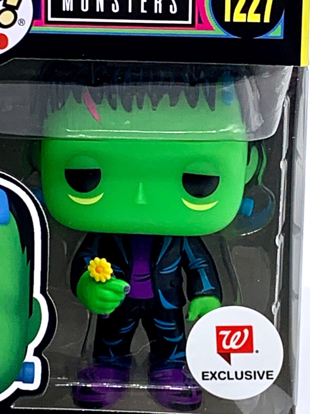 Frankenstein Pop #1227 Black Light Universal Studios Monsters Funko Pop Walgreen