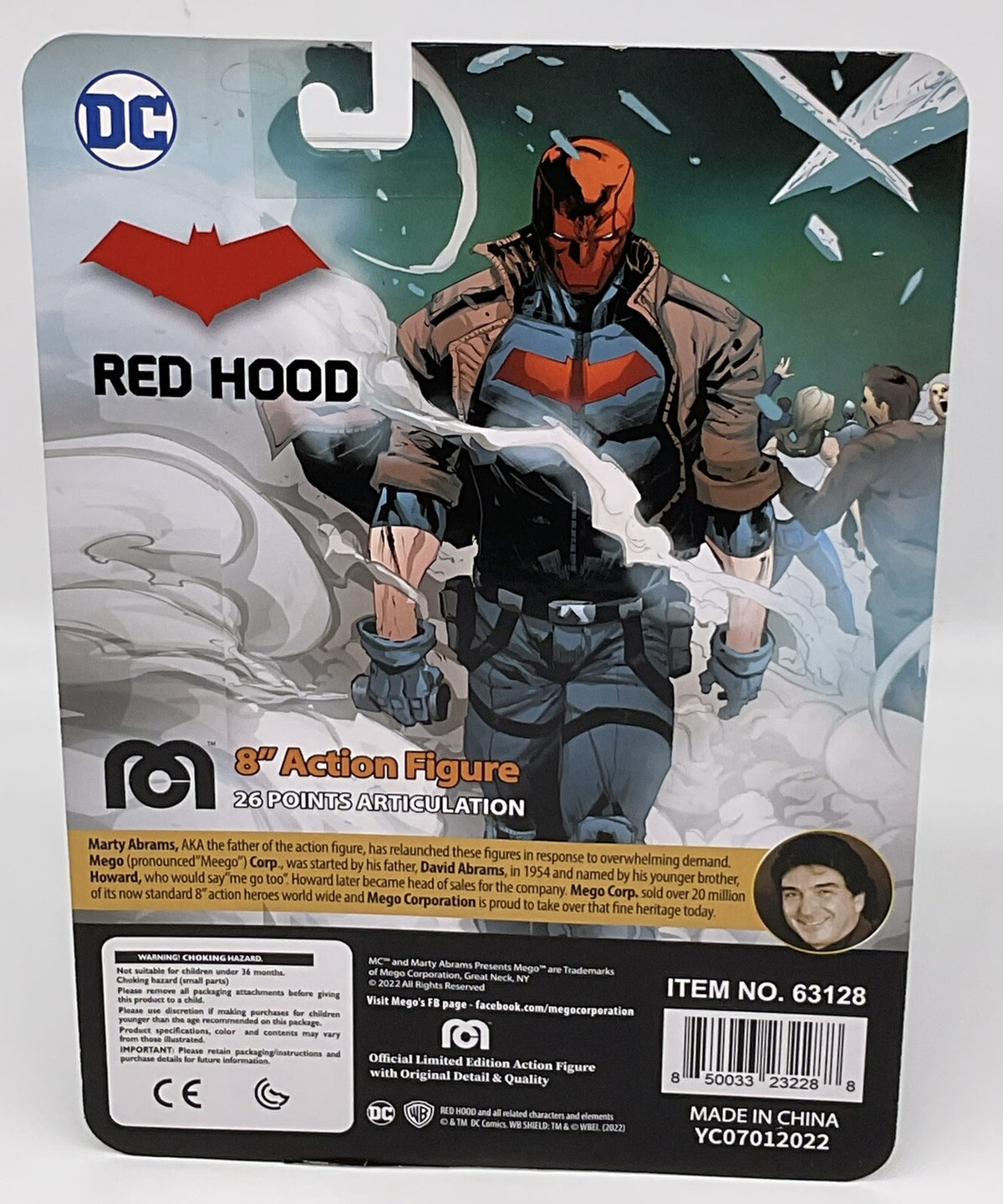 Red Hood 8” Action Figure MEGO World's Greatest Heroes Limited Edition