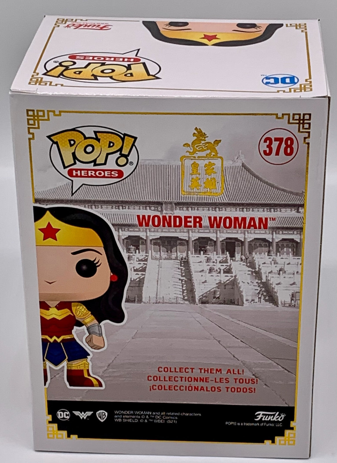 Wonder Woman Pop #378 DC Comics Imperial Palace Funko Heroes 2021