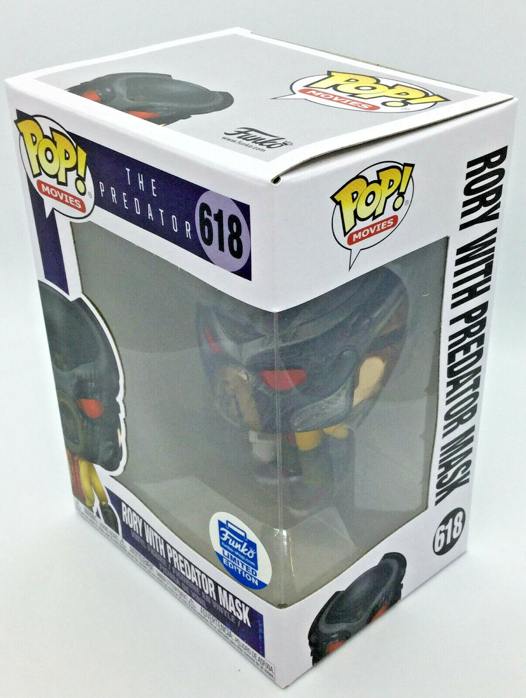 Rory with Predator Mask Pop #618 Predator Funko 2018 Vaulted Exclusive Limited