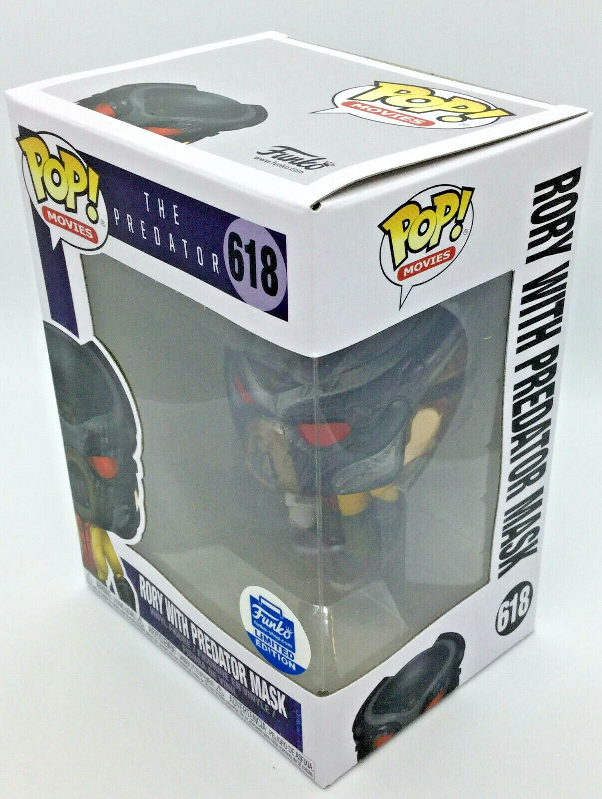 Rory with Predator Mask Pop #618 Predator Funko 2018 Vaulted Exclusive Limited