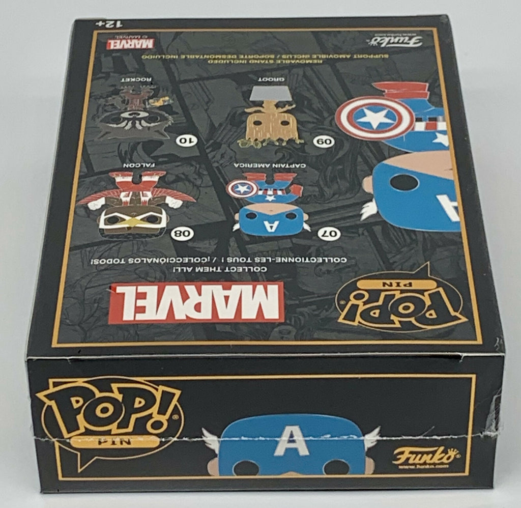 Captain America Funko Pop Pin #07 Marvel Large Enamel Pin 2021 Funko