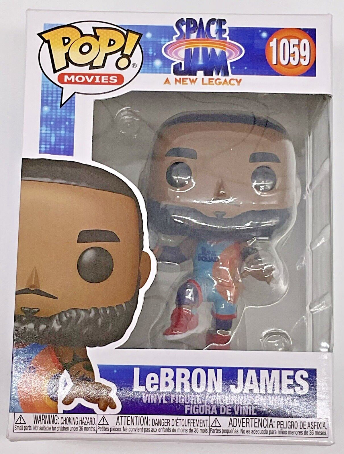 LeBron James Pop #1059 Space Jam A New Legacy Funko Pop 2021 Pop Movies