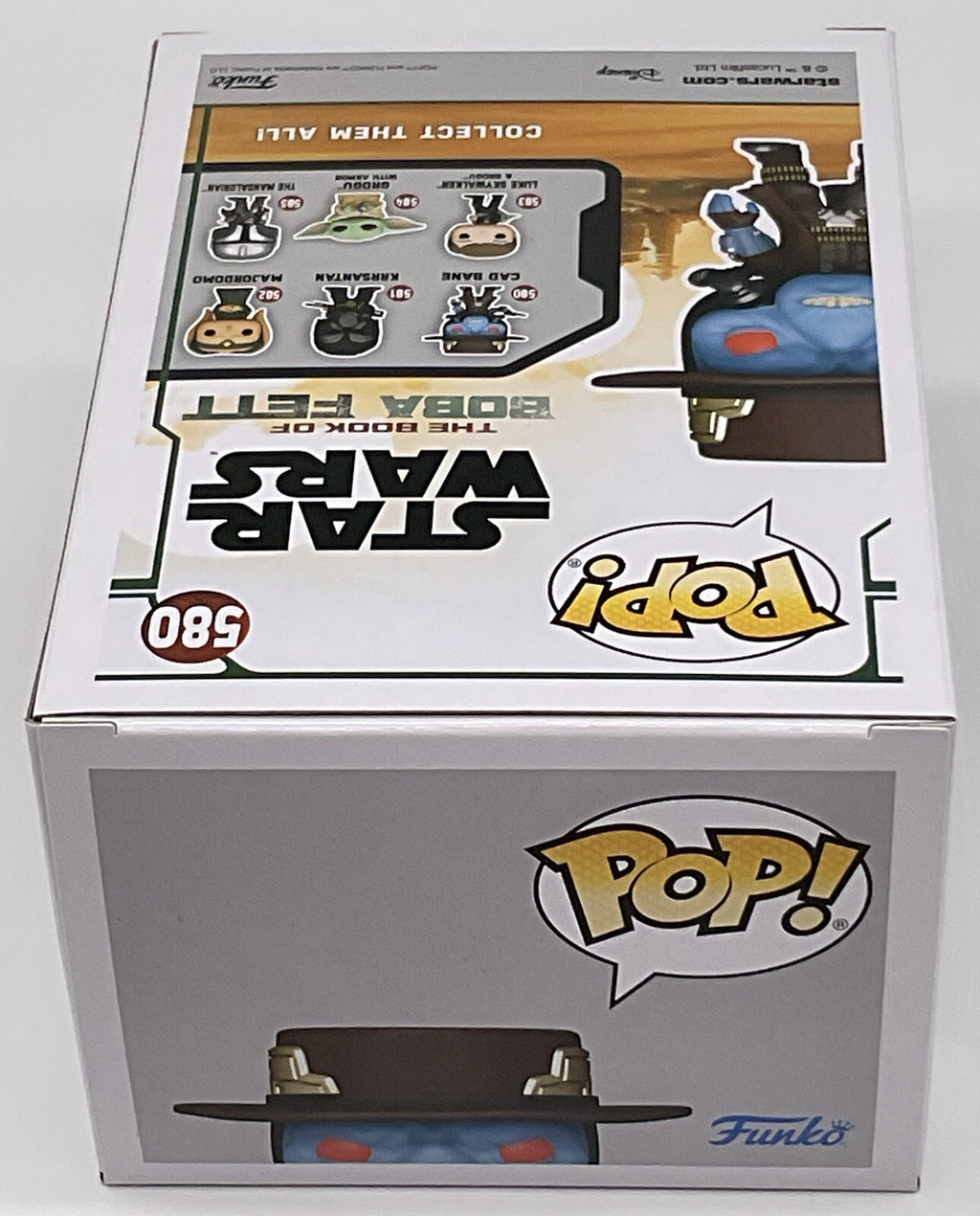 Cad Bane Pop #580 Star Wars Book of Boba Fett Funko Pop 2022