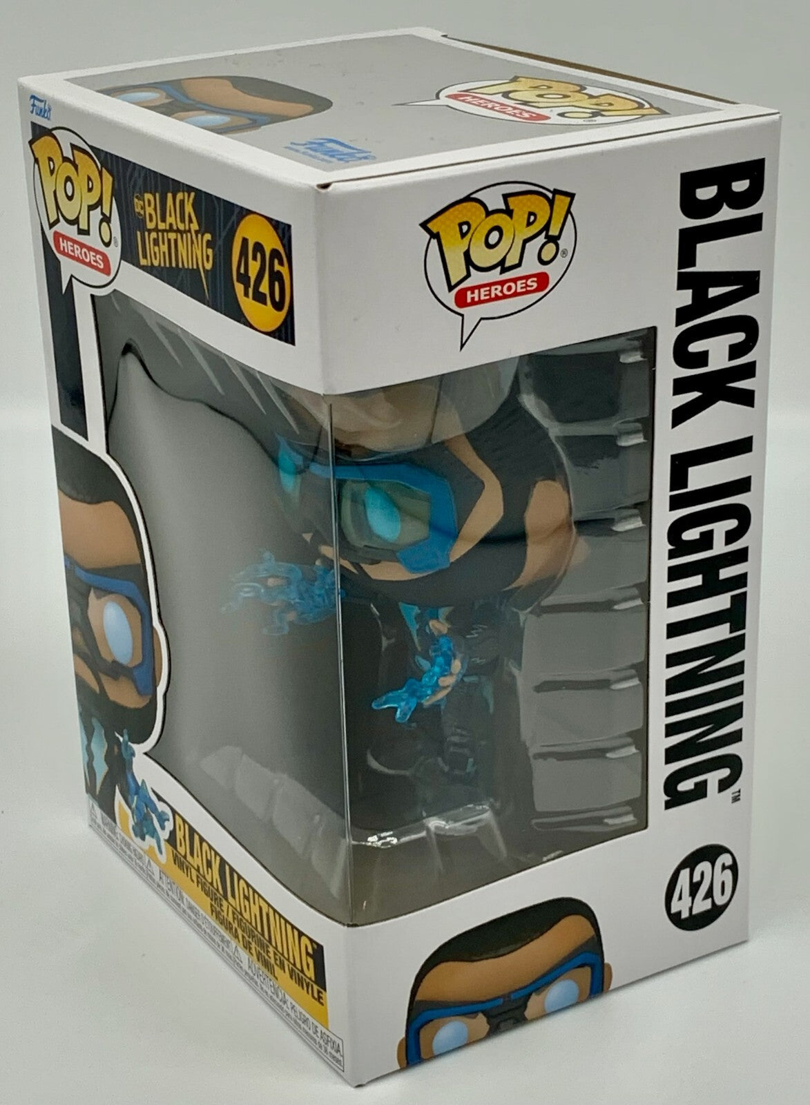 Black Lightning Pop #426 Funko Pop Heroes 2021 Black Lightning