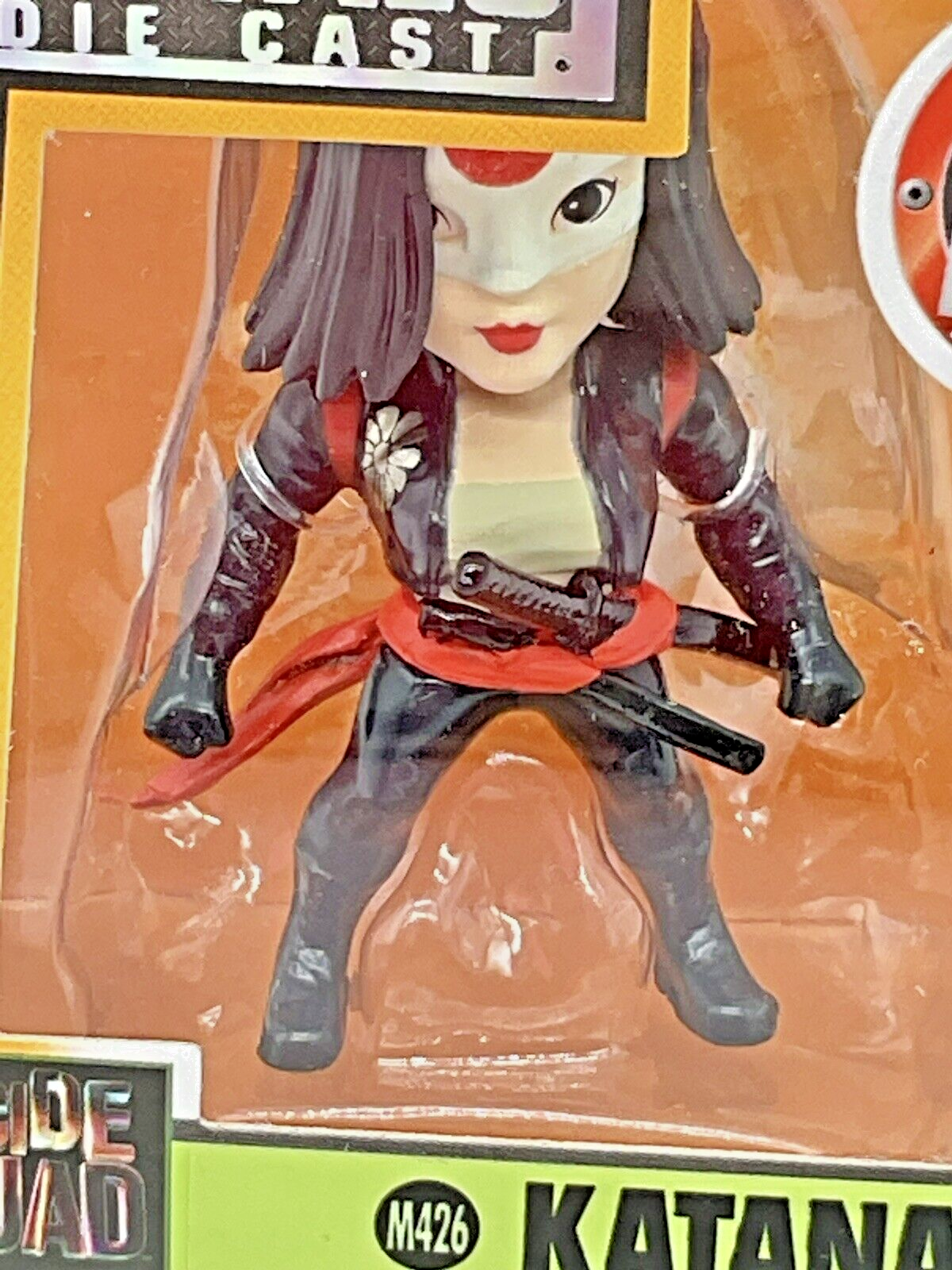 Katana Suicide Squad Metals Die Cast Figure 2 1/2in Jada Toys Heavy Die Cast Met