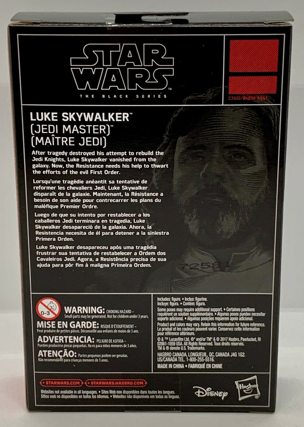 Luke Skywalker Jedi Master Star Wars The Black Series 3 3/4-Inch Action Figure