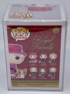 Queen Elizabeth II Pop #01 with Corgi Funko The Royal Family 2022 in Protector